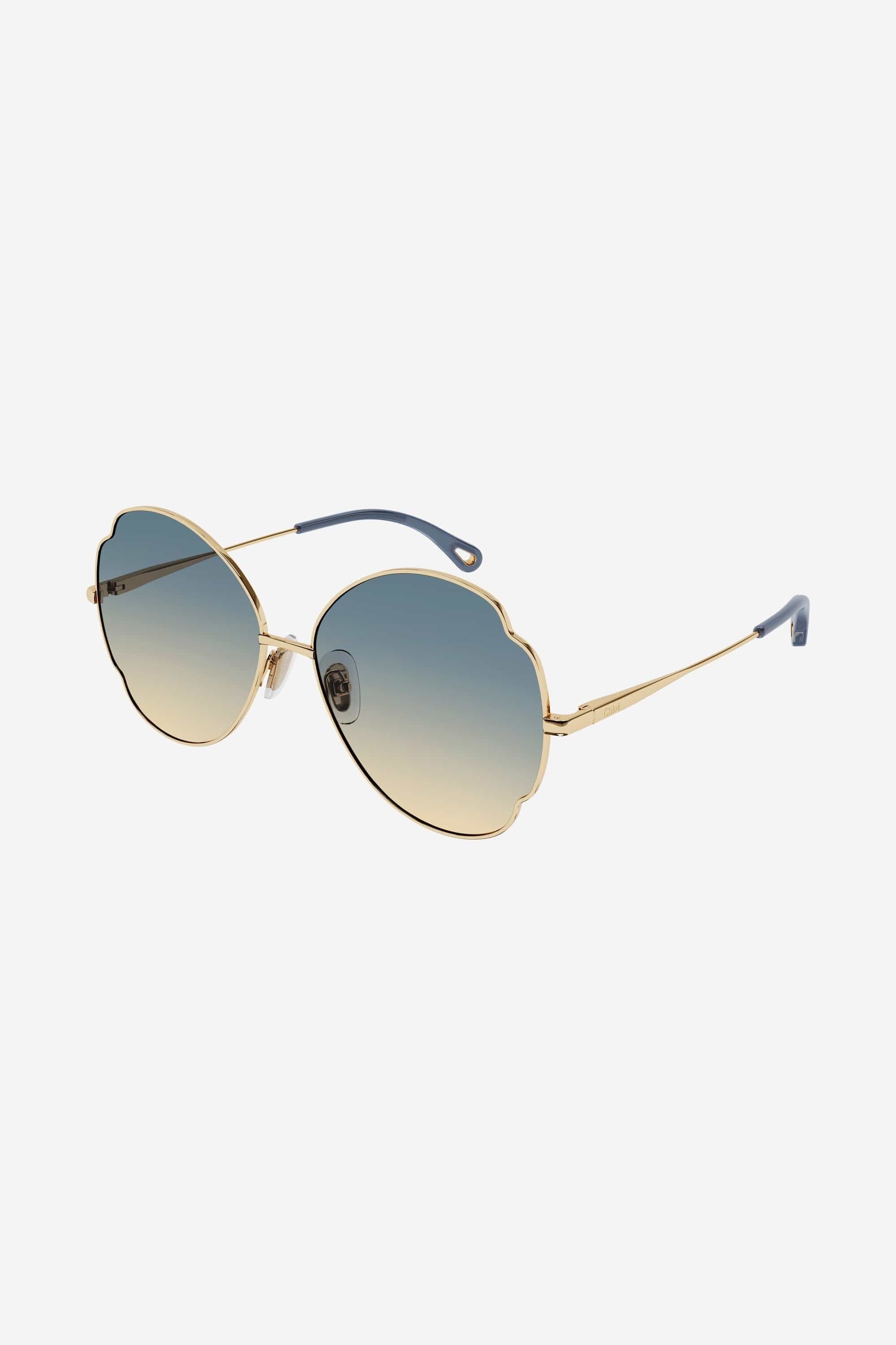 Chloé gold butterfly sunglasses