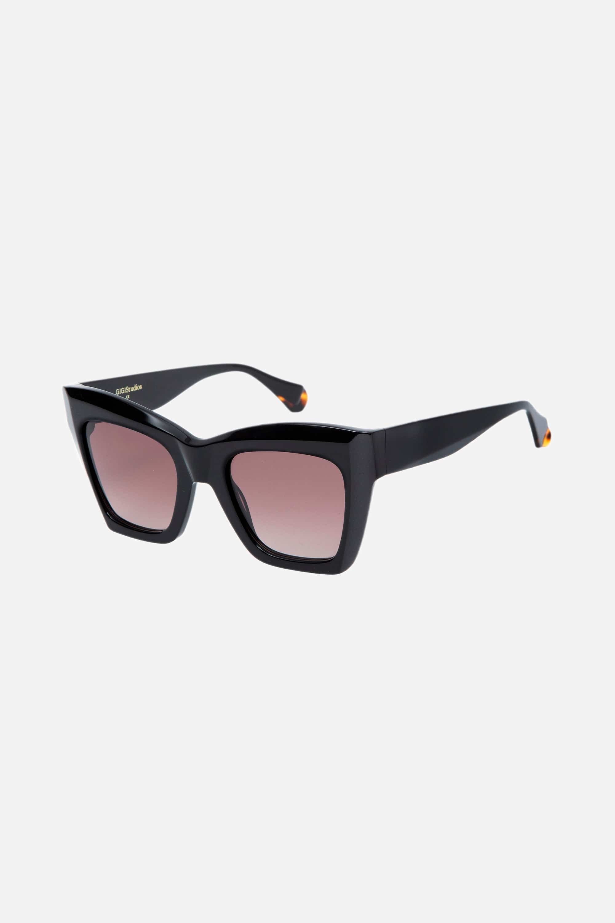 Gigi Studios cat eye black sunglasses