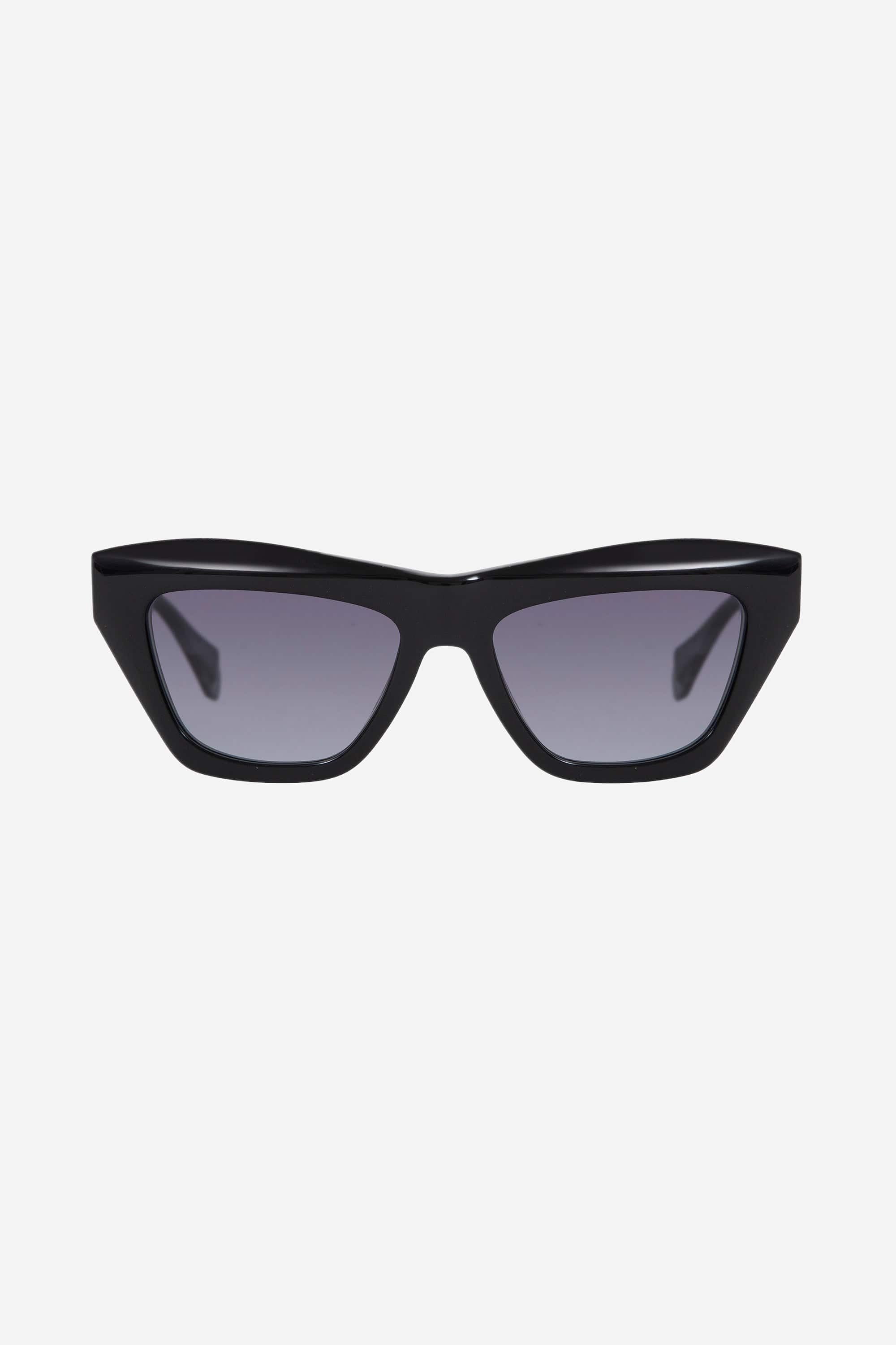 Gigi Studios cat-eye black bold sunglasses