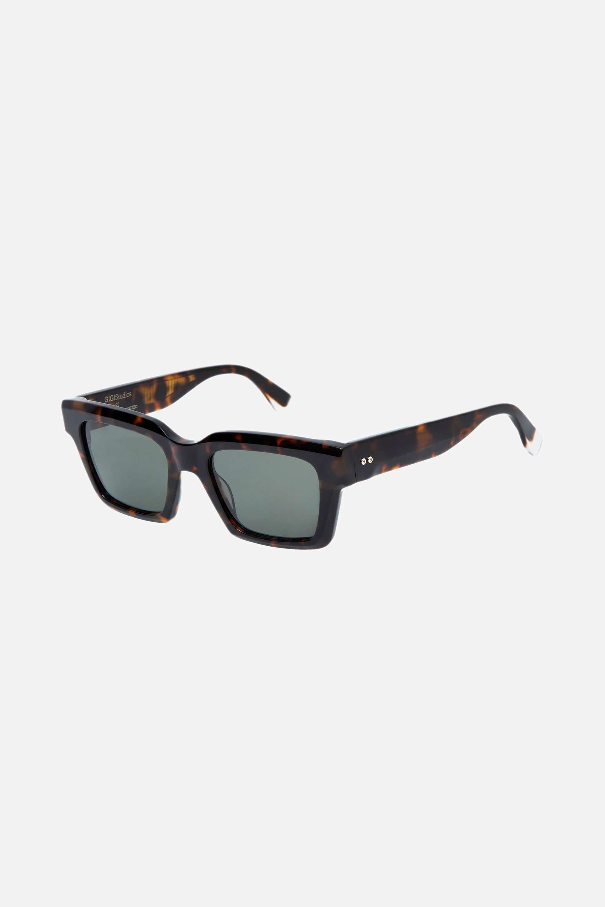 Gigi Studios squared havana sunglasses