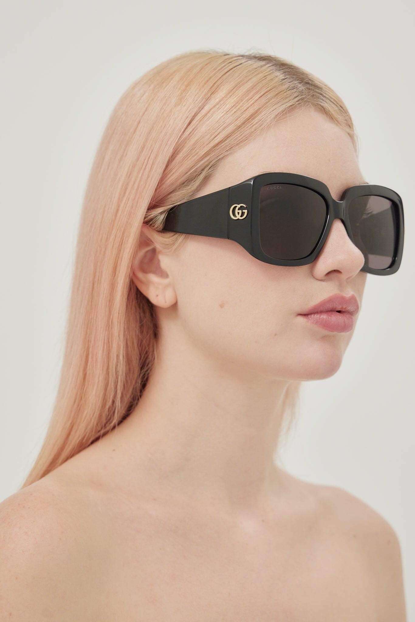 Gucci  wrap around black sunglasses