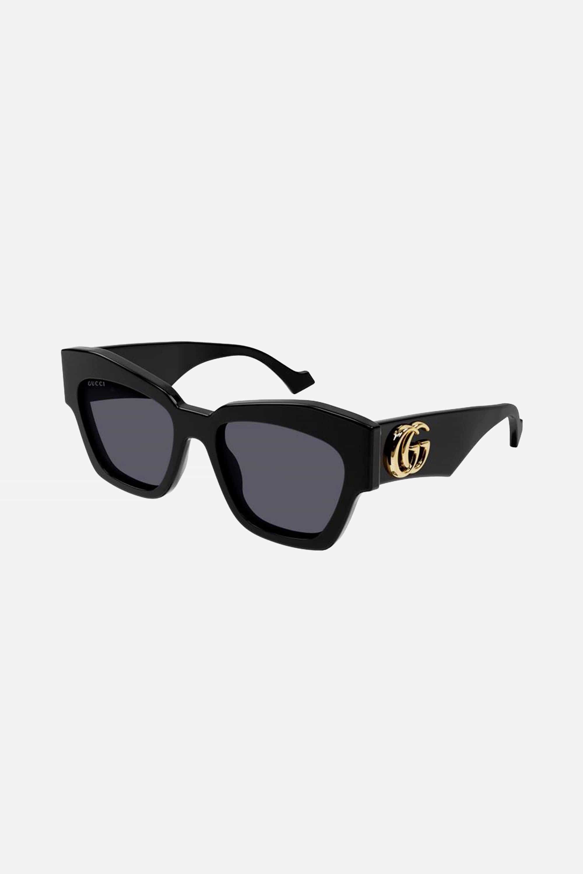 Gucci black chuncky cat eye sunglasses