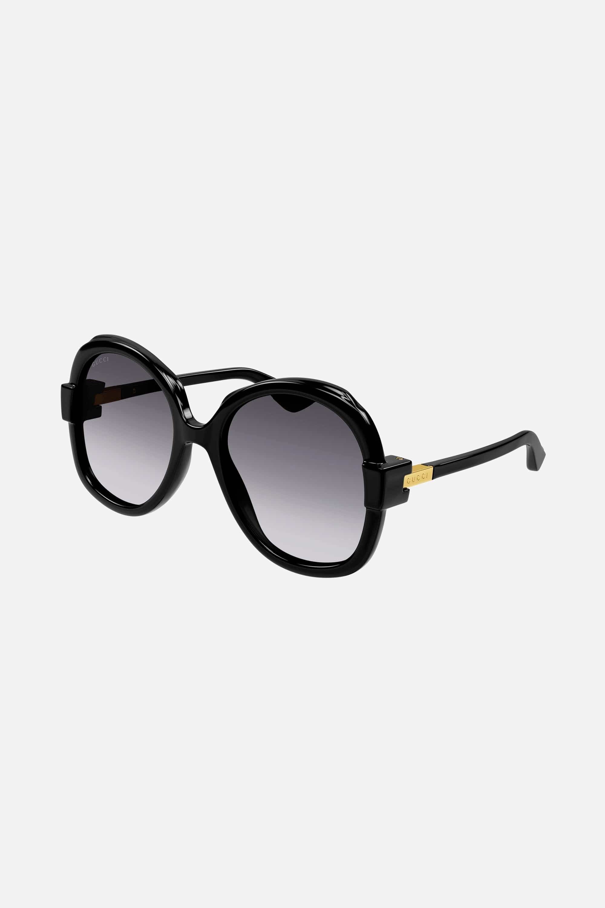 Gucci black round shape sunglasses