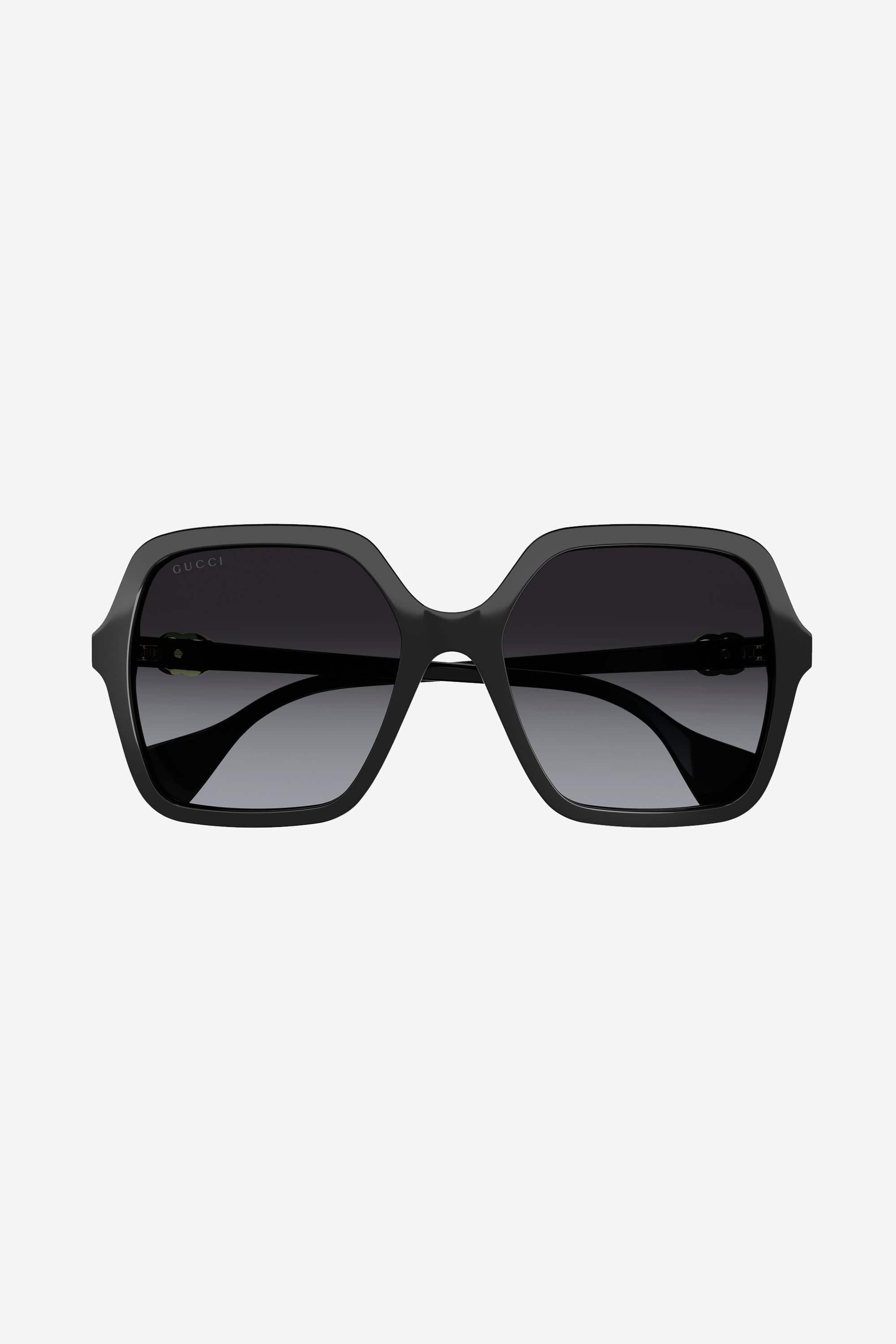 Gucci black square sunglasses