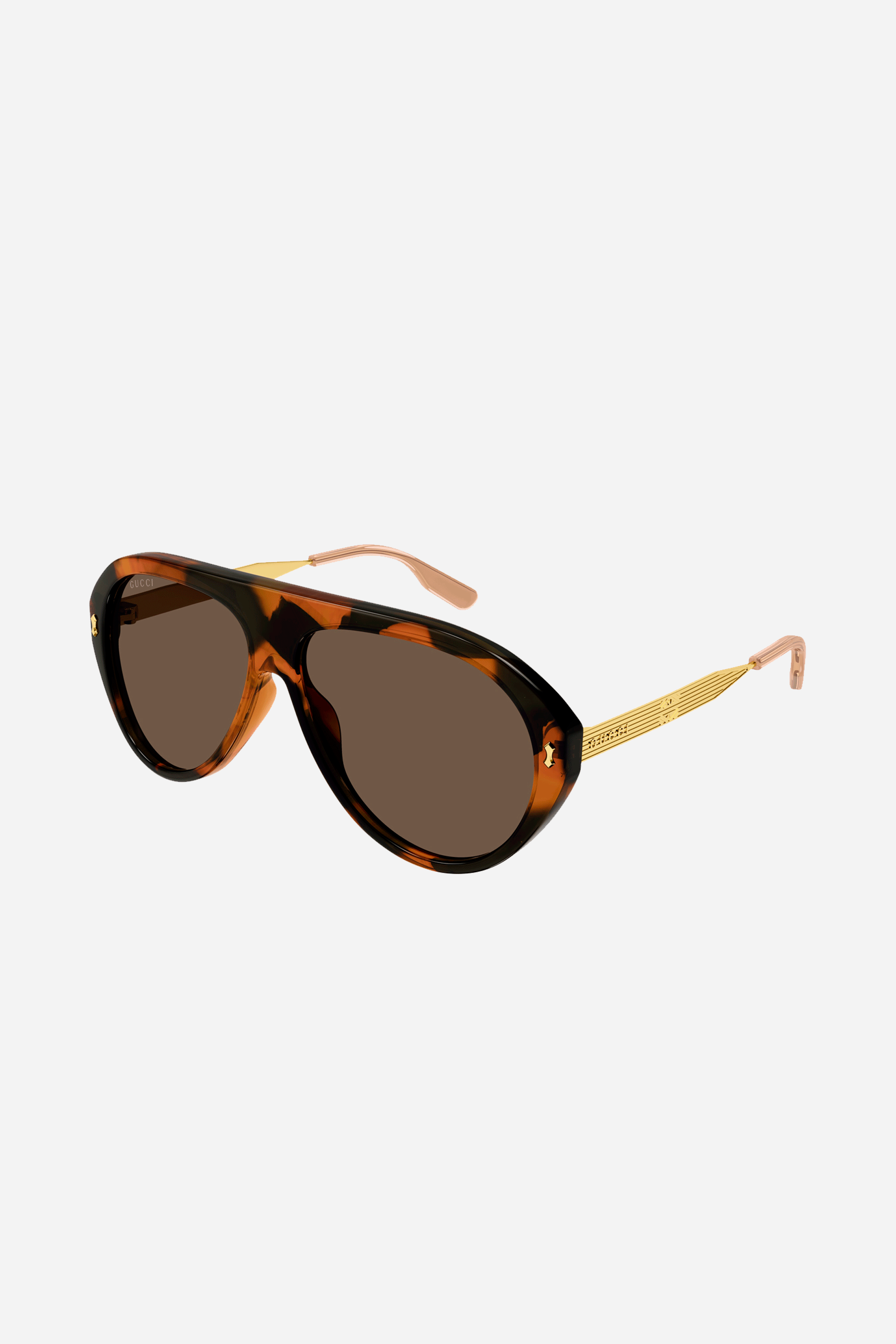 Gucci brown pilot sunglasses