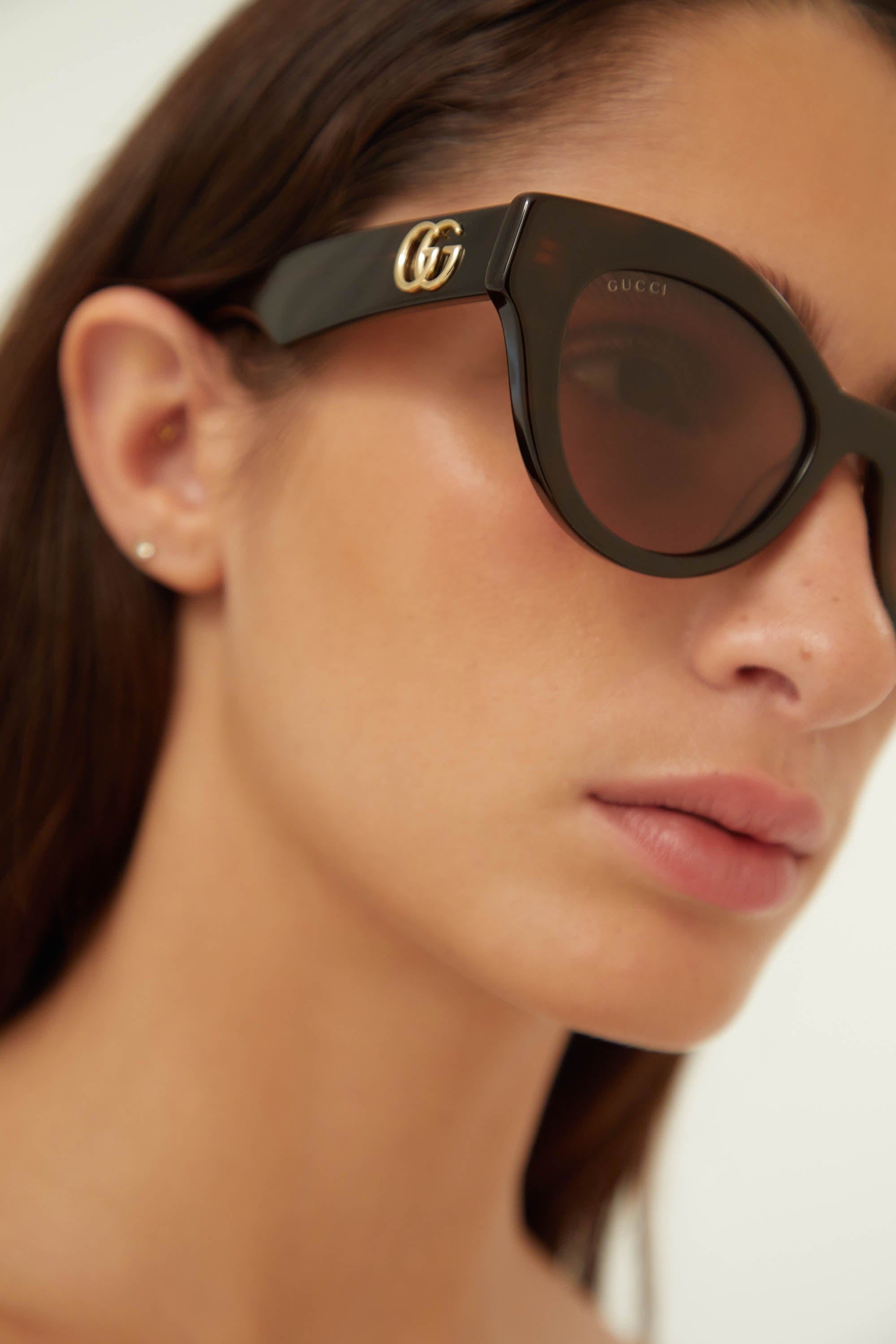 Gucci cat eye havana sunglasses