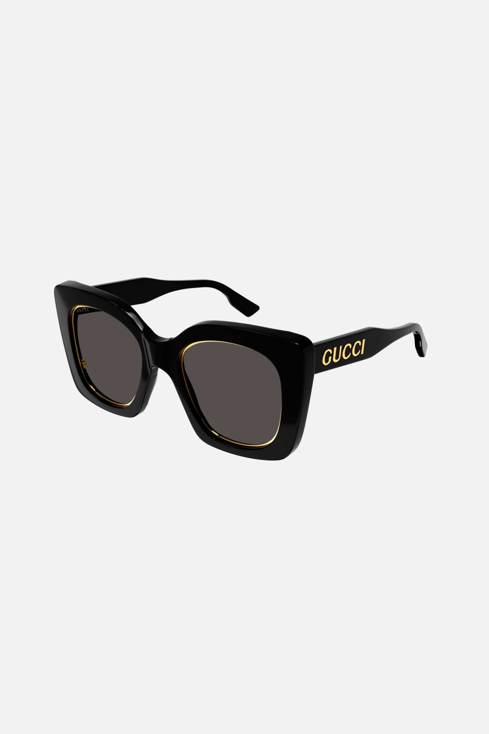 Gucci cat-eye black sunglasses