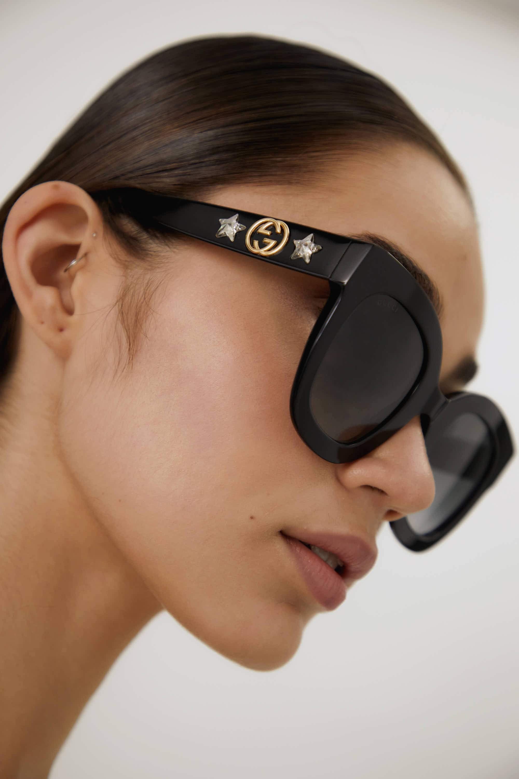 Gucci cat-eye femenine star sunglasses