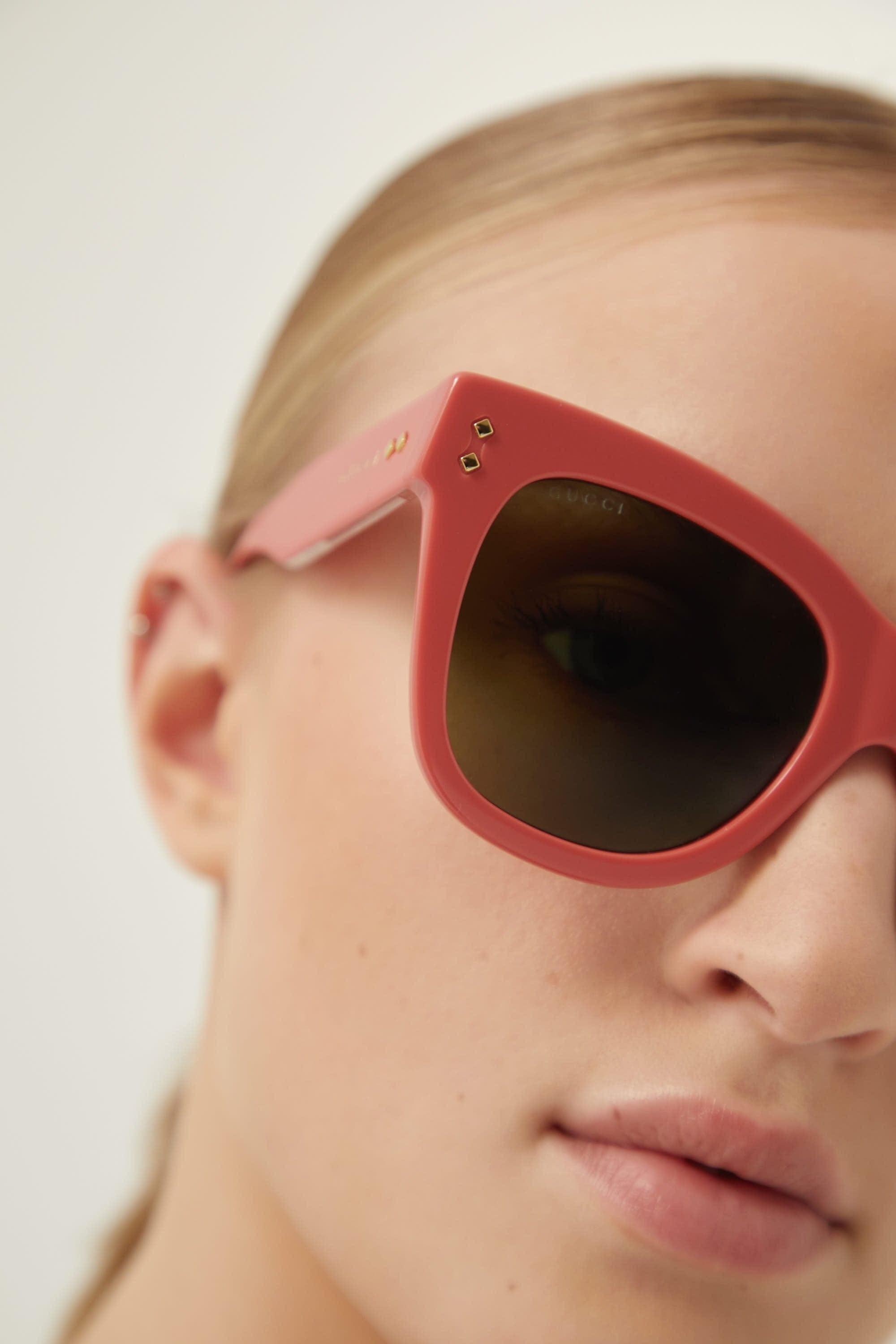 Gucci cat-eye pink sunglasses