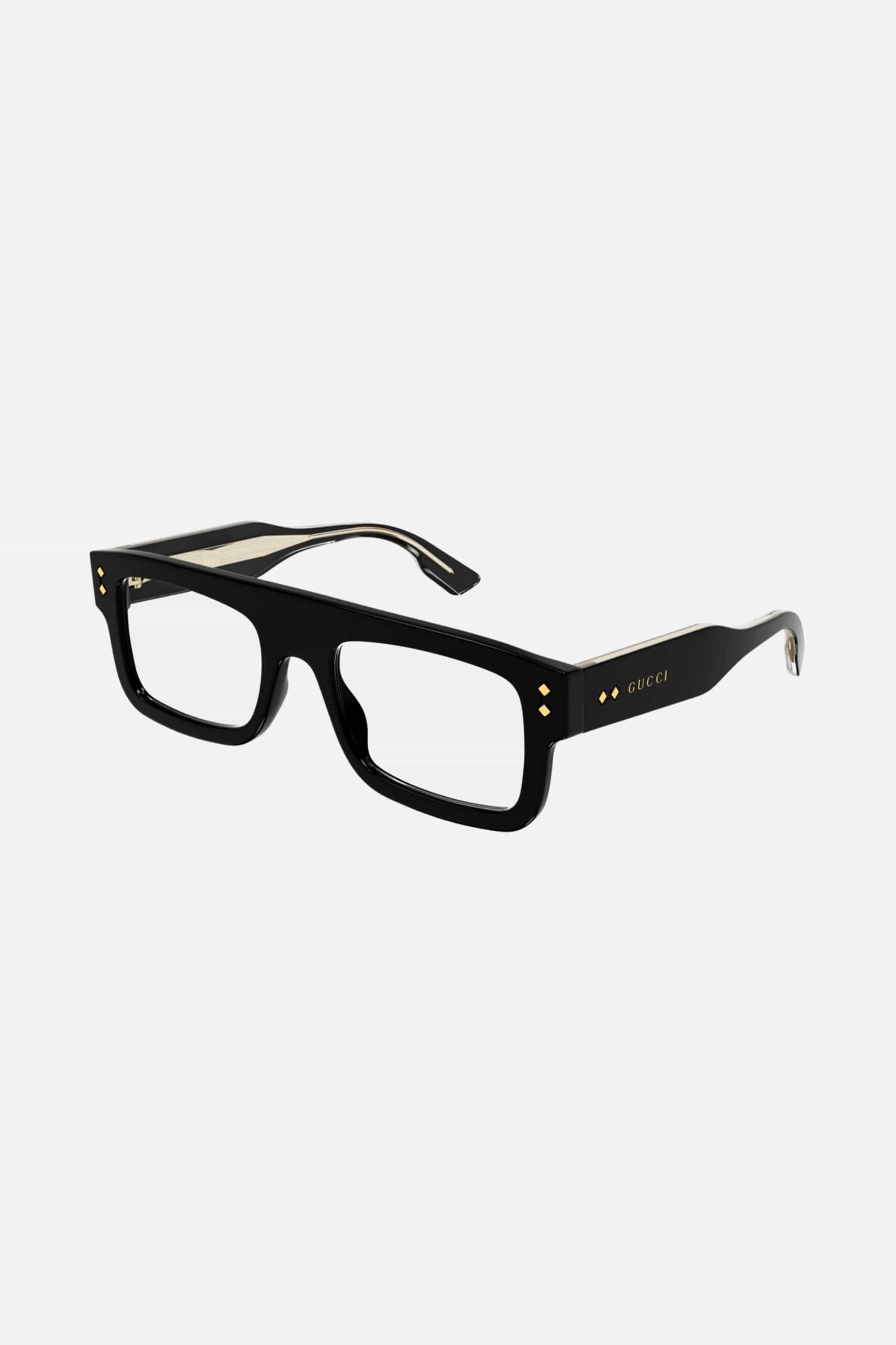 Gucci flat top rectangular frame