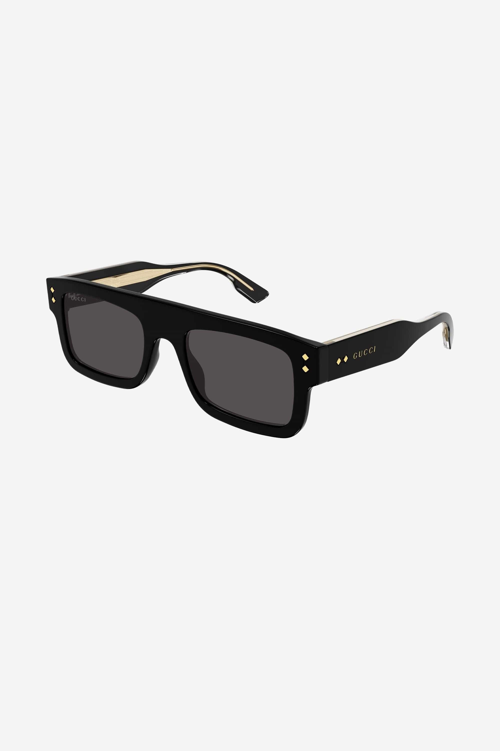 Gucci flat top rectangular sunglasses