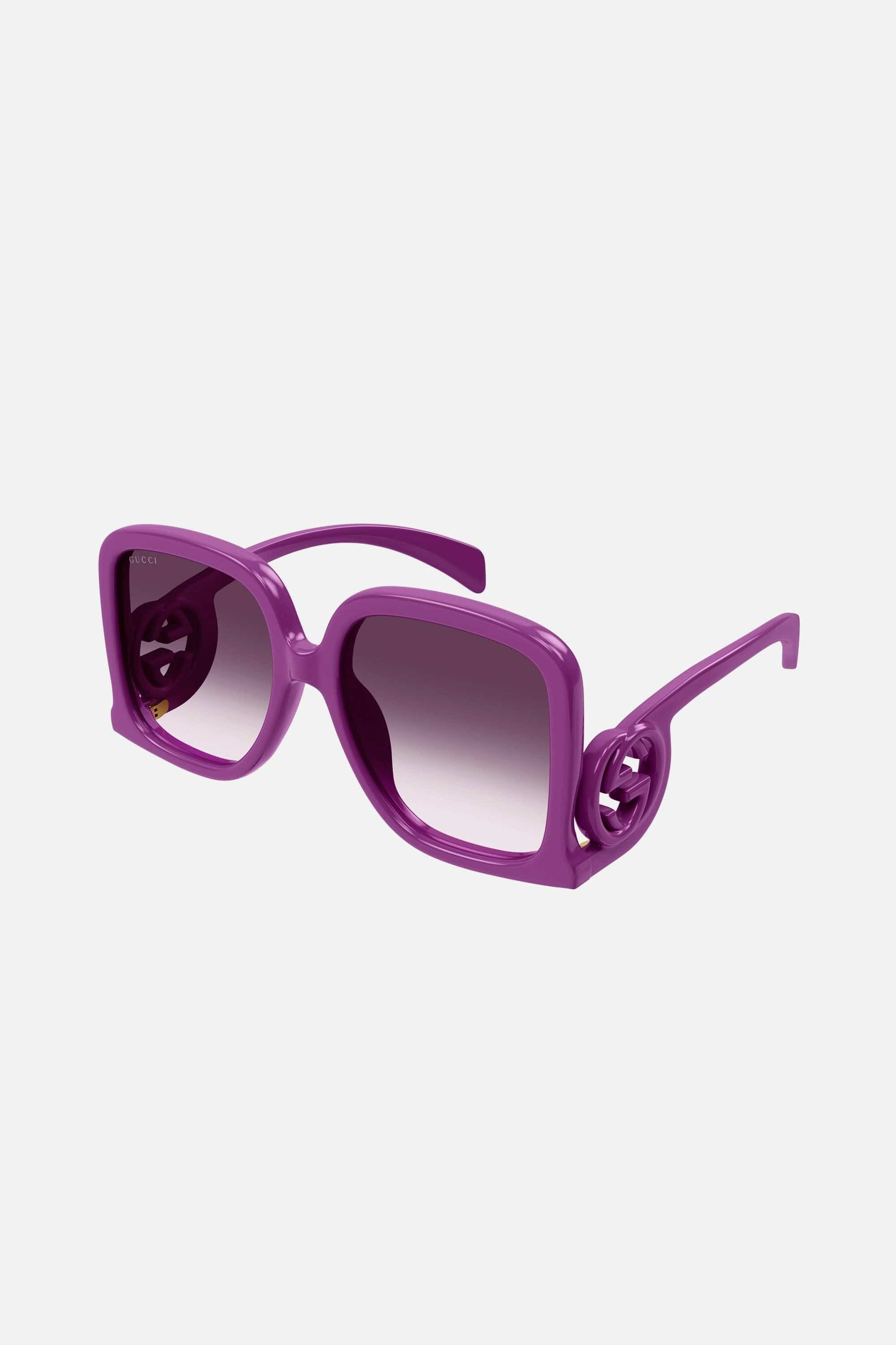 Gucci fuchsia butterfly shape sunglasses