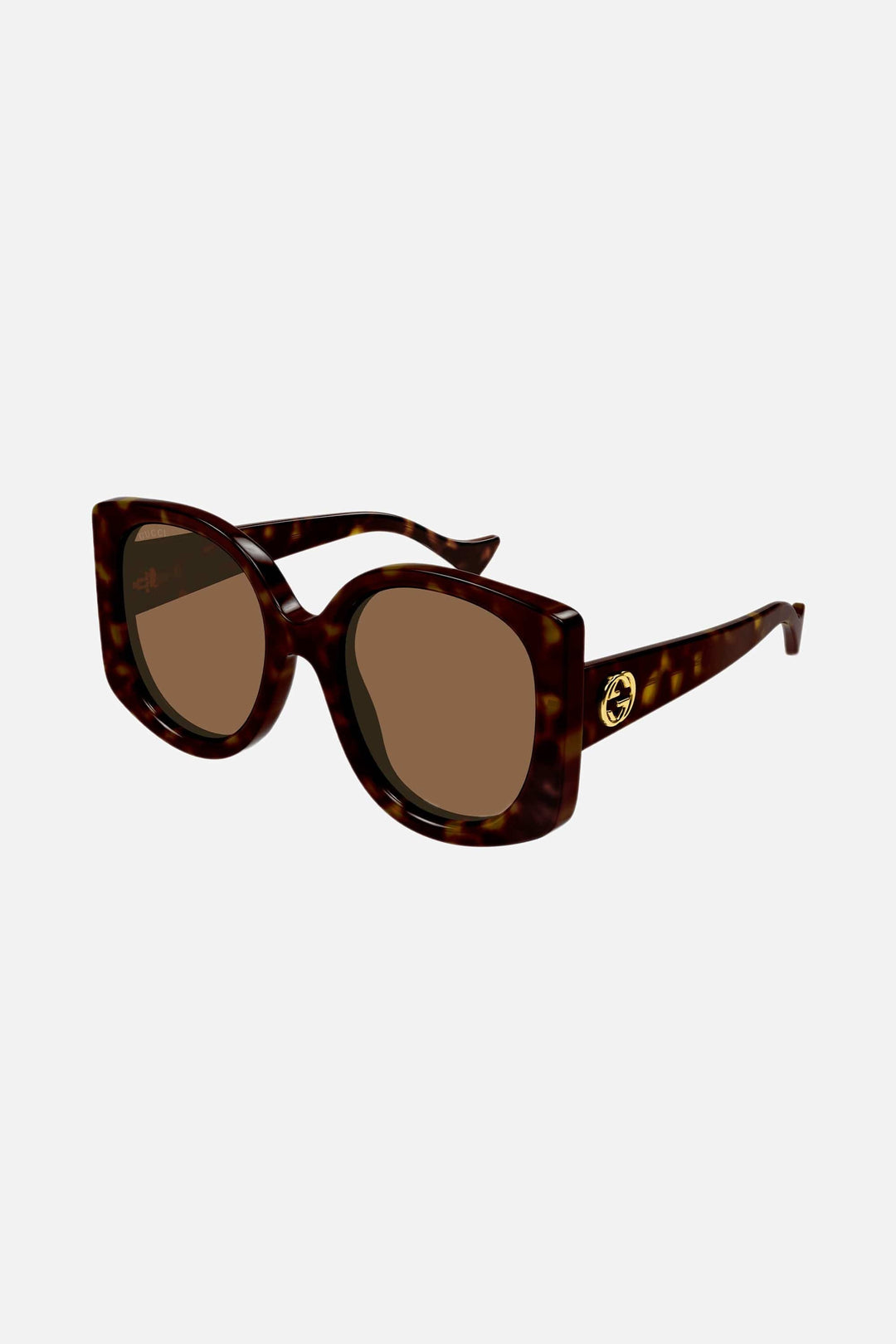 Gucci GG1257s oversized butterfly havana GG sunglasses