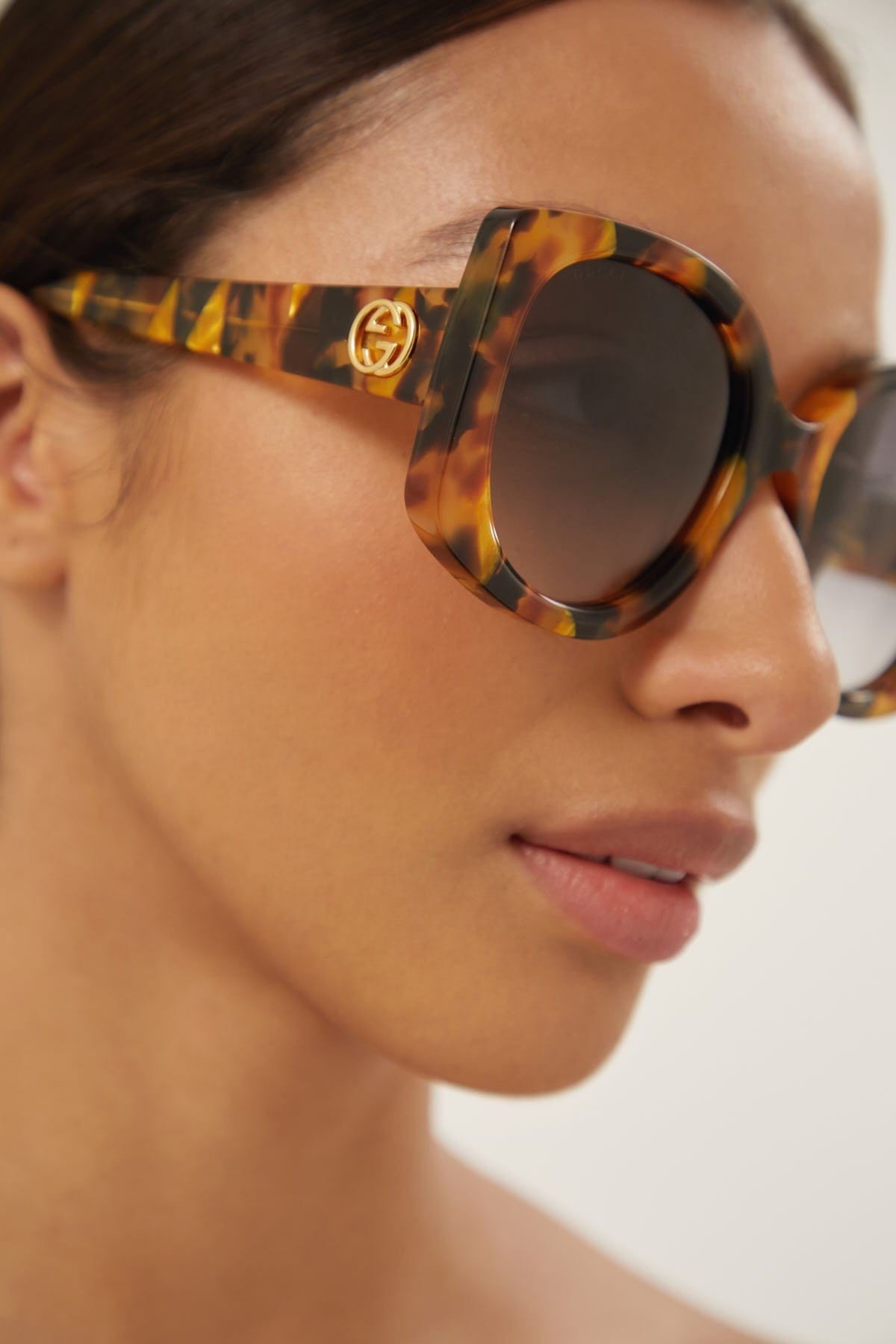 Gucci GG1257s oversized butterfly multicolor GG sunglasses