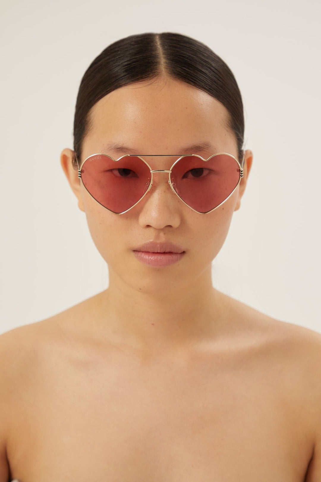 Gucci heart shaped glasses online