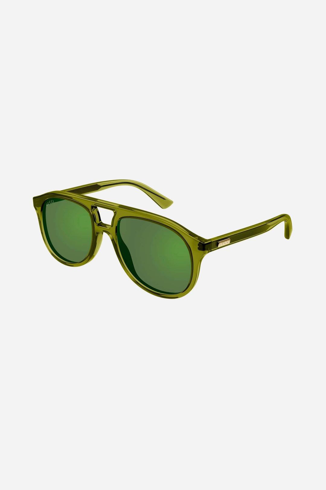 Gucci GG1320s pilot green sunglasses