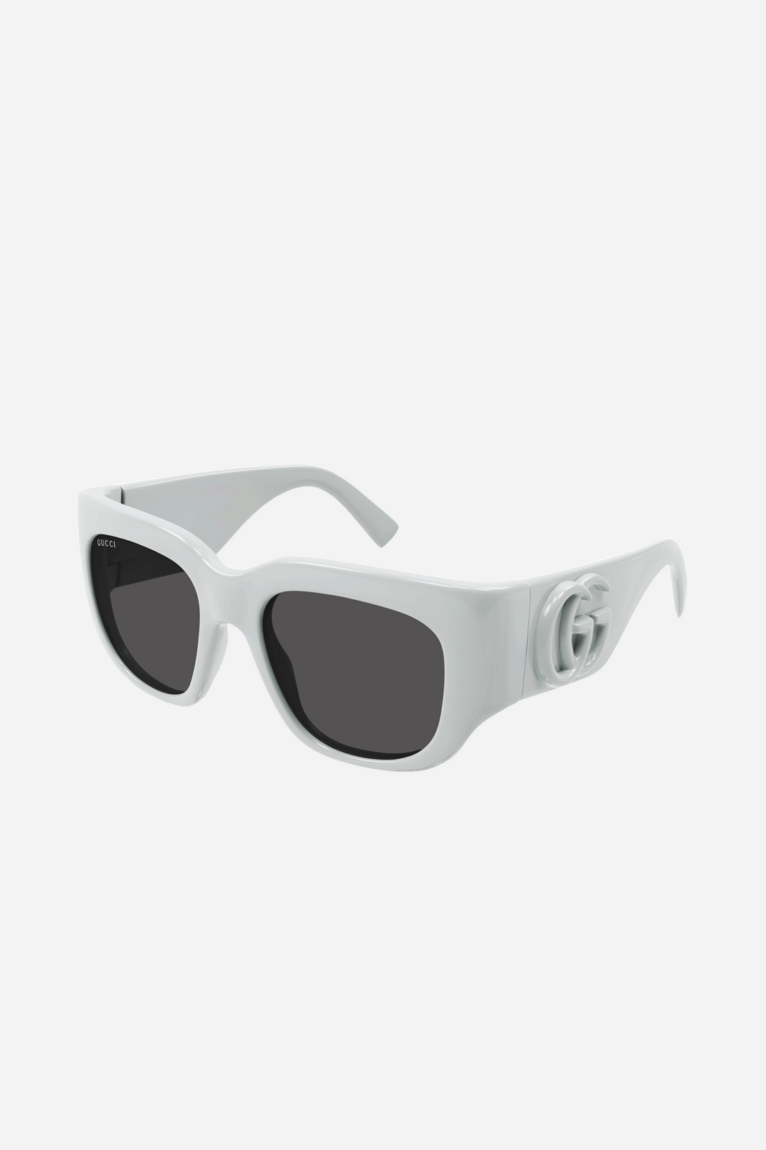 Gucci grey squared wrap sunglasses