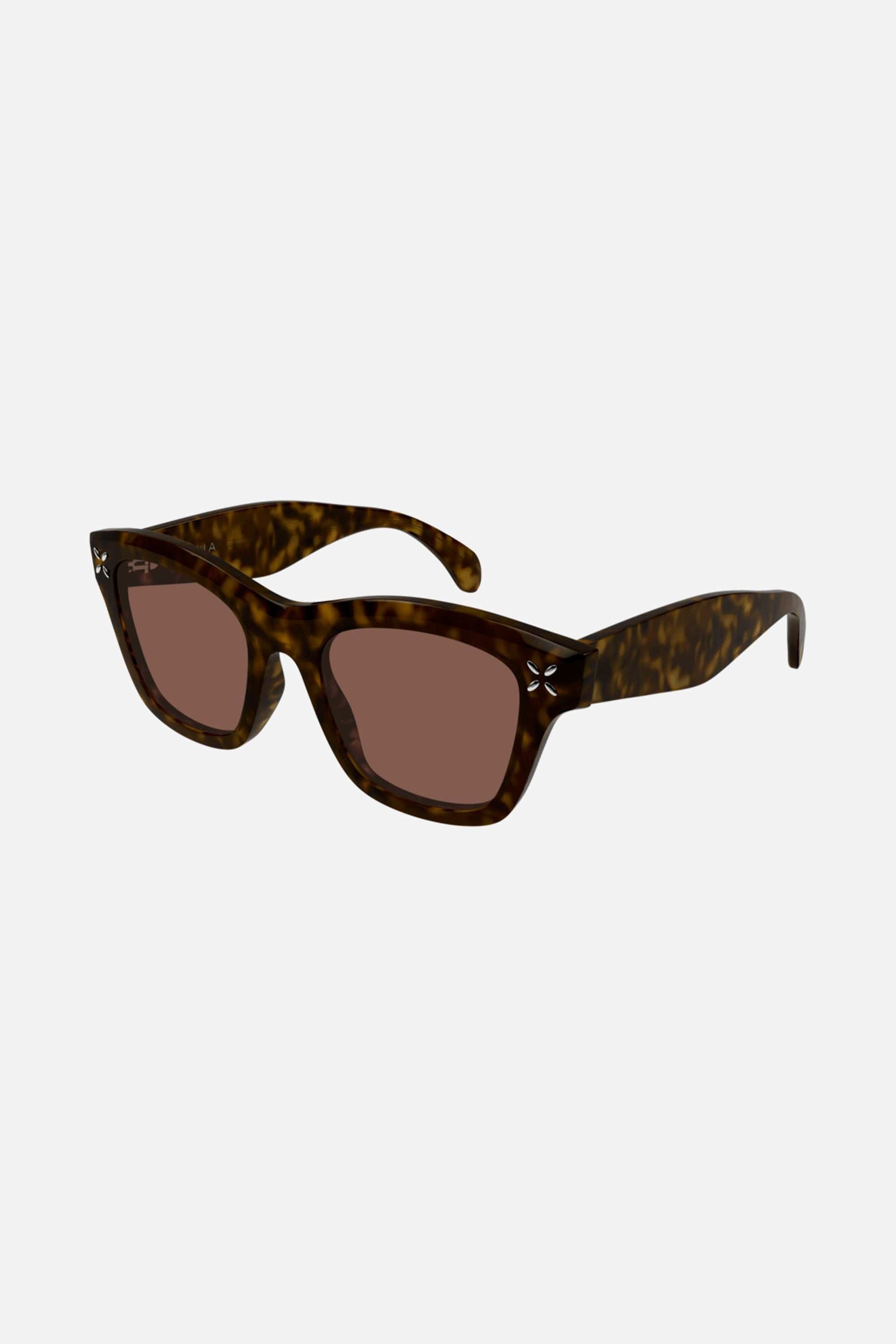 Alaia cat-eye havana sunglasses