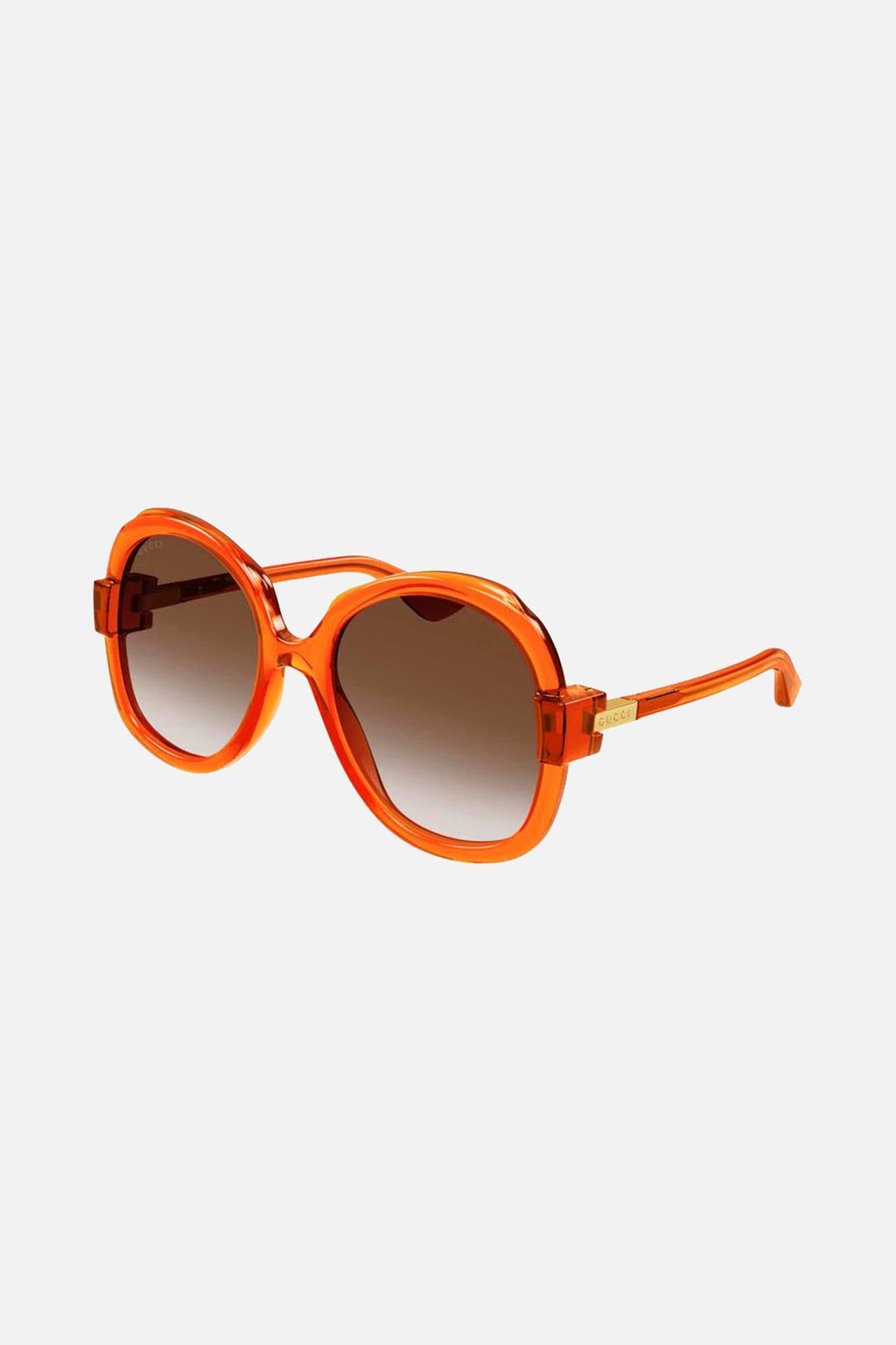 Gucci light havana round shape sunglasses