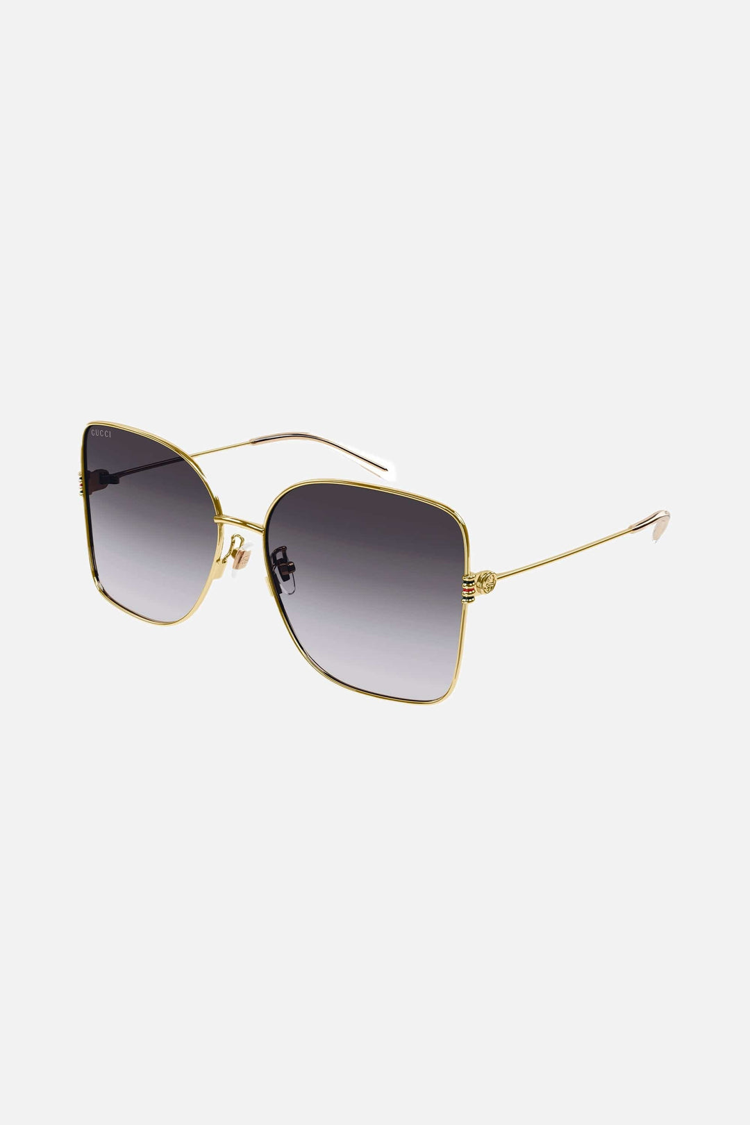 Gucci metal squared sunglasses with colored enamel