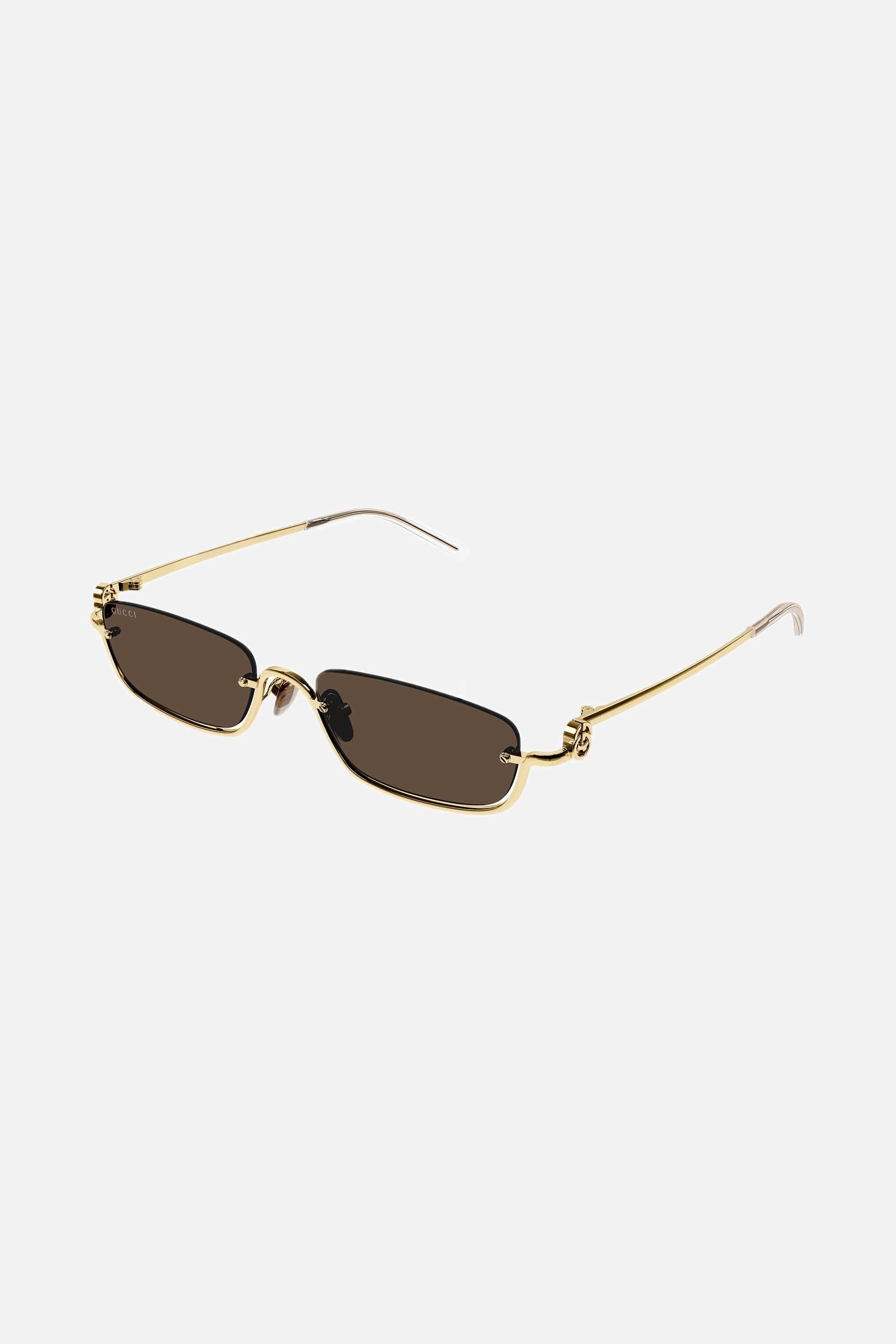 Gucci micro metal sunglasses