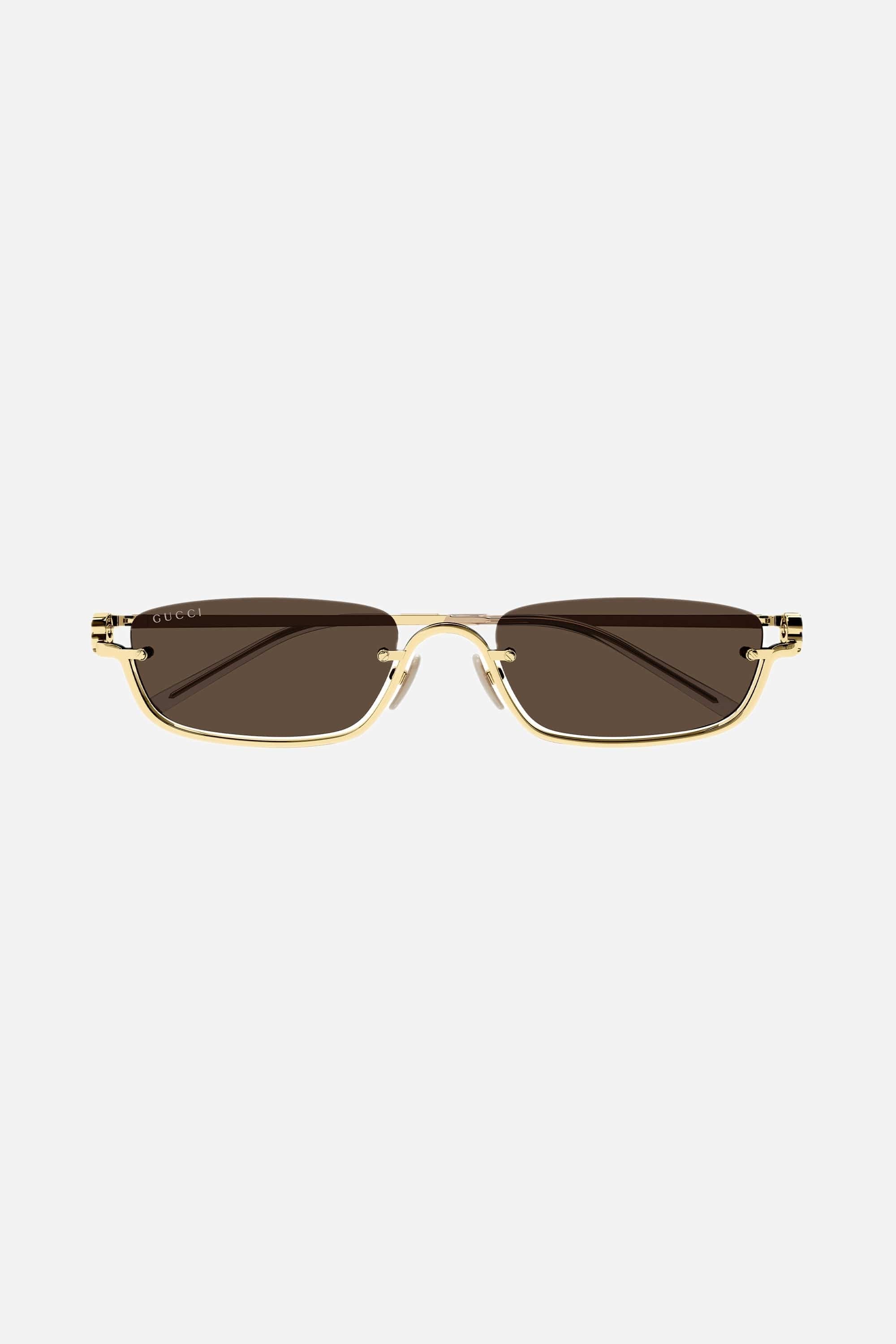 Gucci micro metal sunglasses