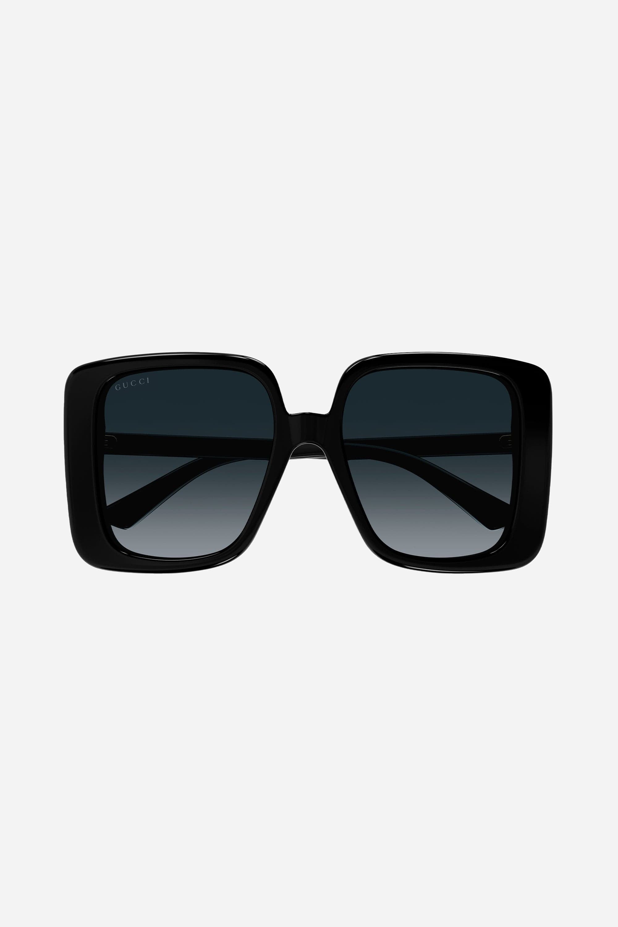 Gucci oversize square black sunglasses