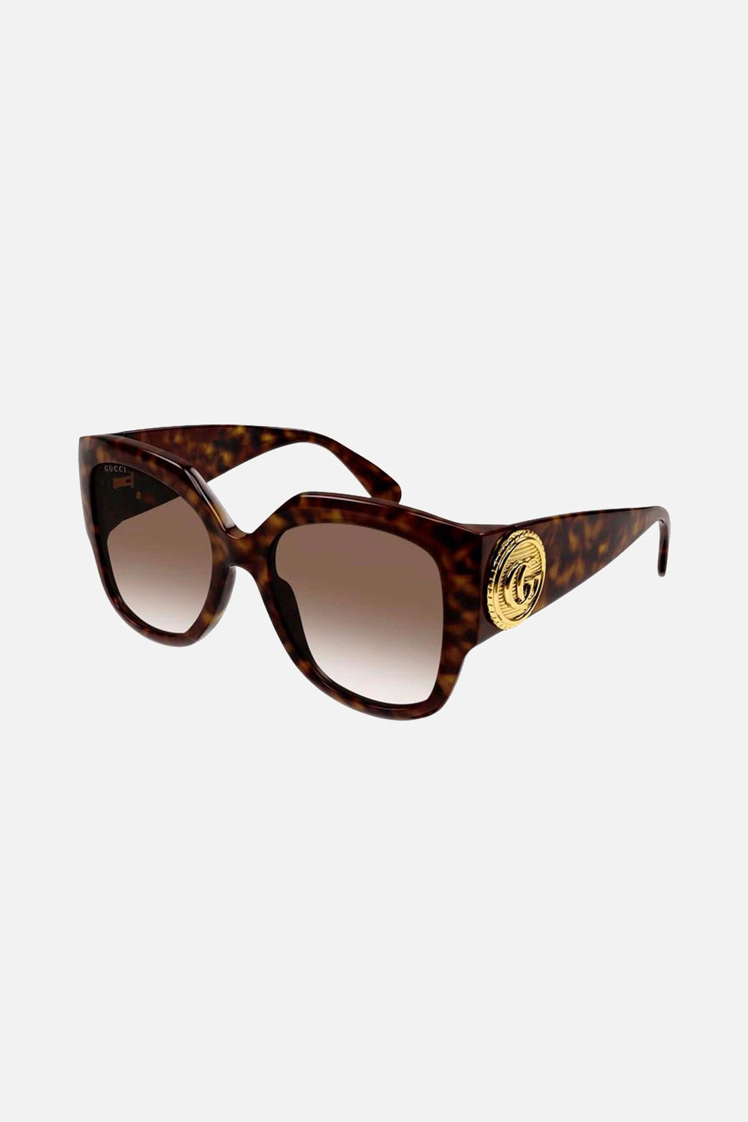 Gucci oversized butterfly havana sunglasses