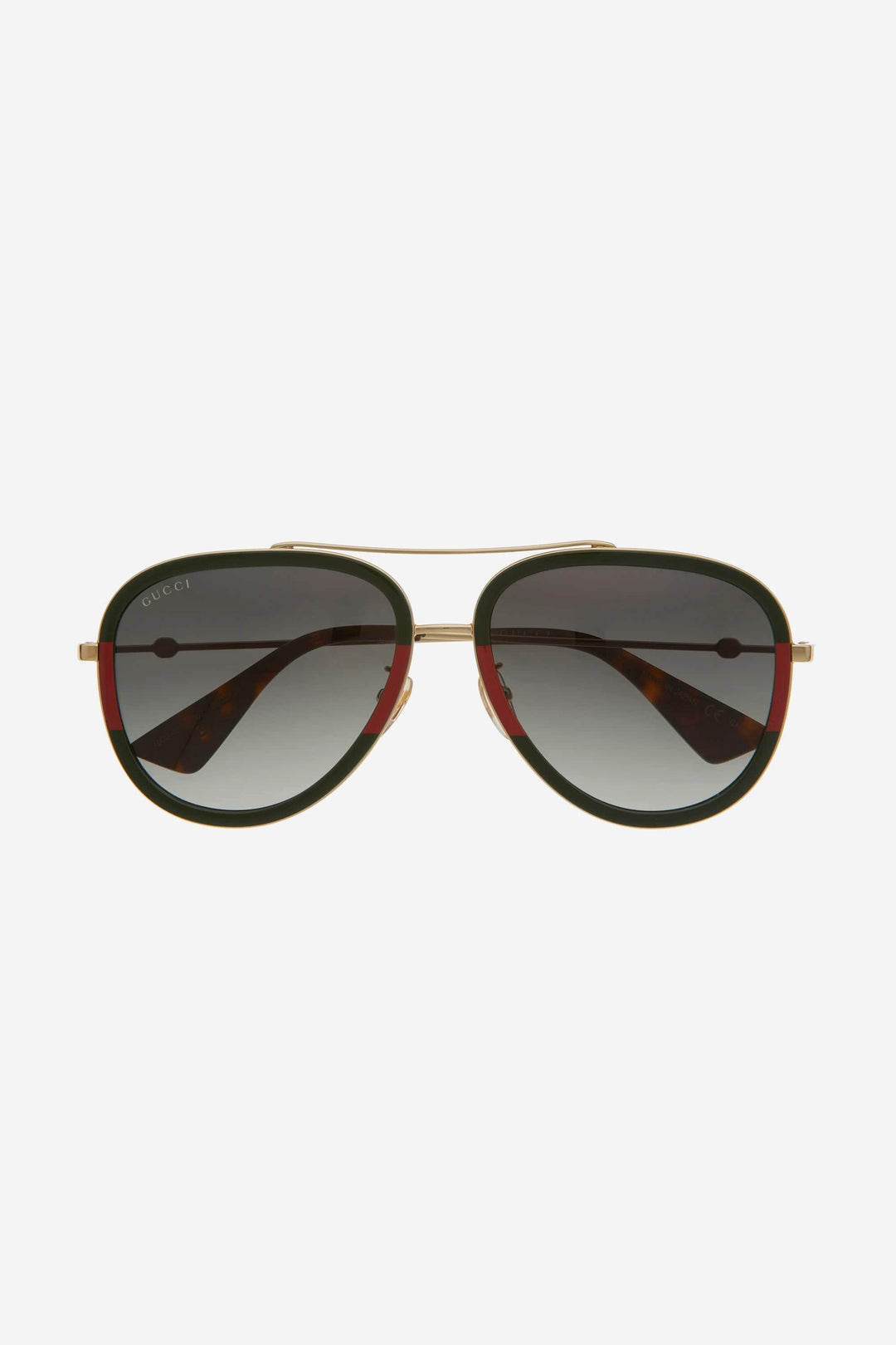 Gucci pilot sunglasses featuring front web