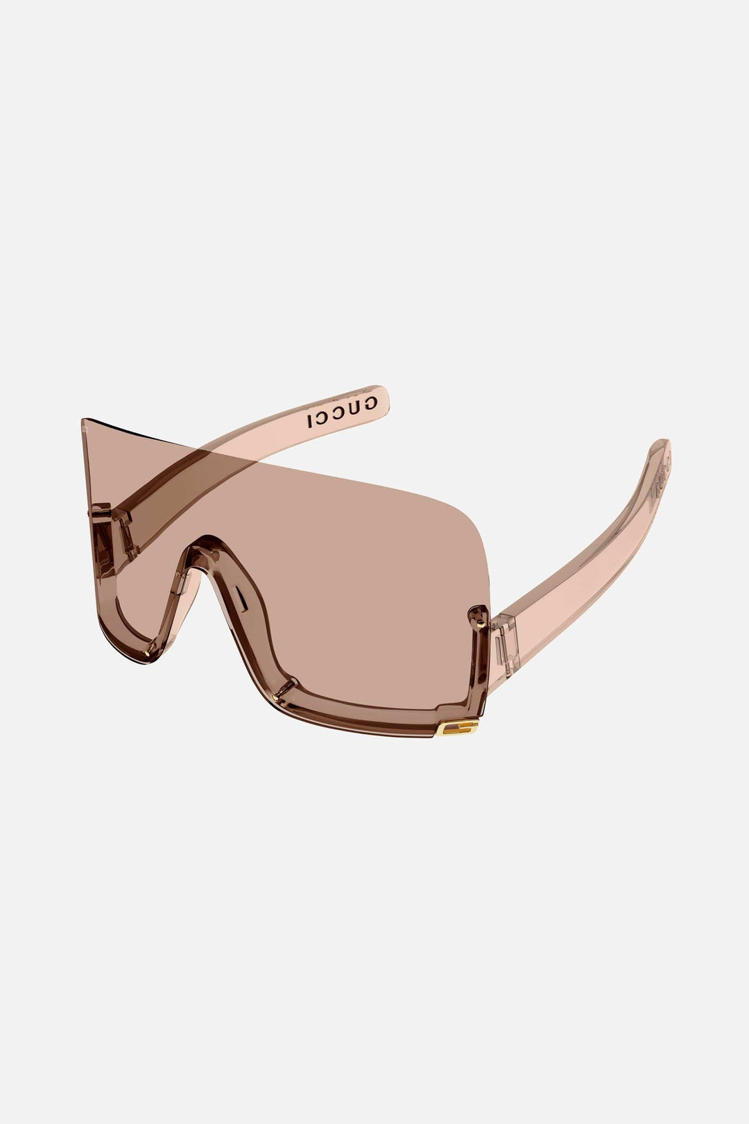 Gucci pink fashion show mask sunglasses