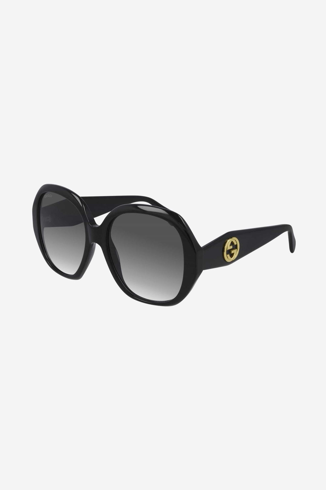 Gucci round black femenine sunglasses