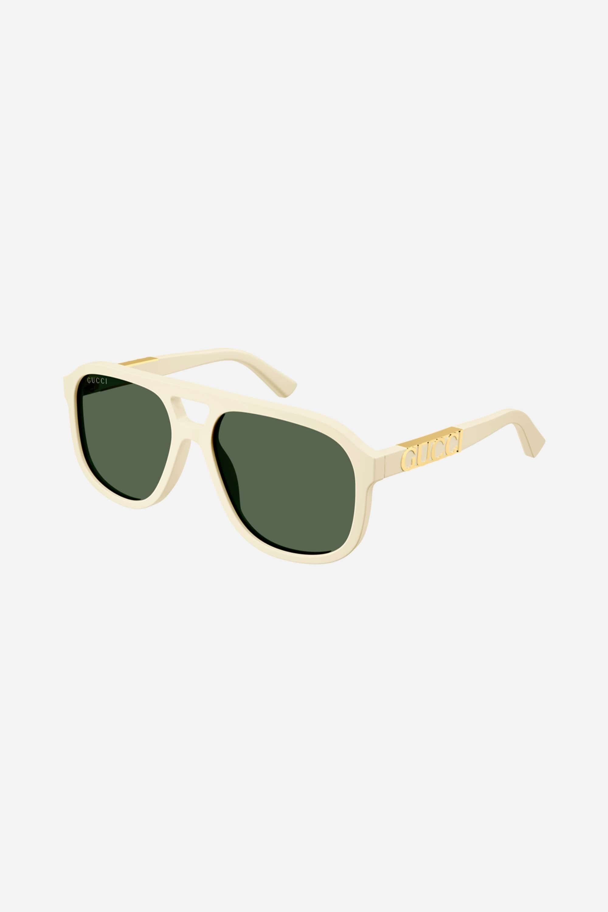 Gucci vintage look pilot sunglasses