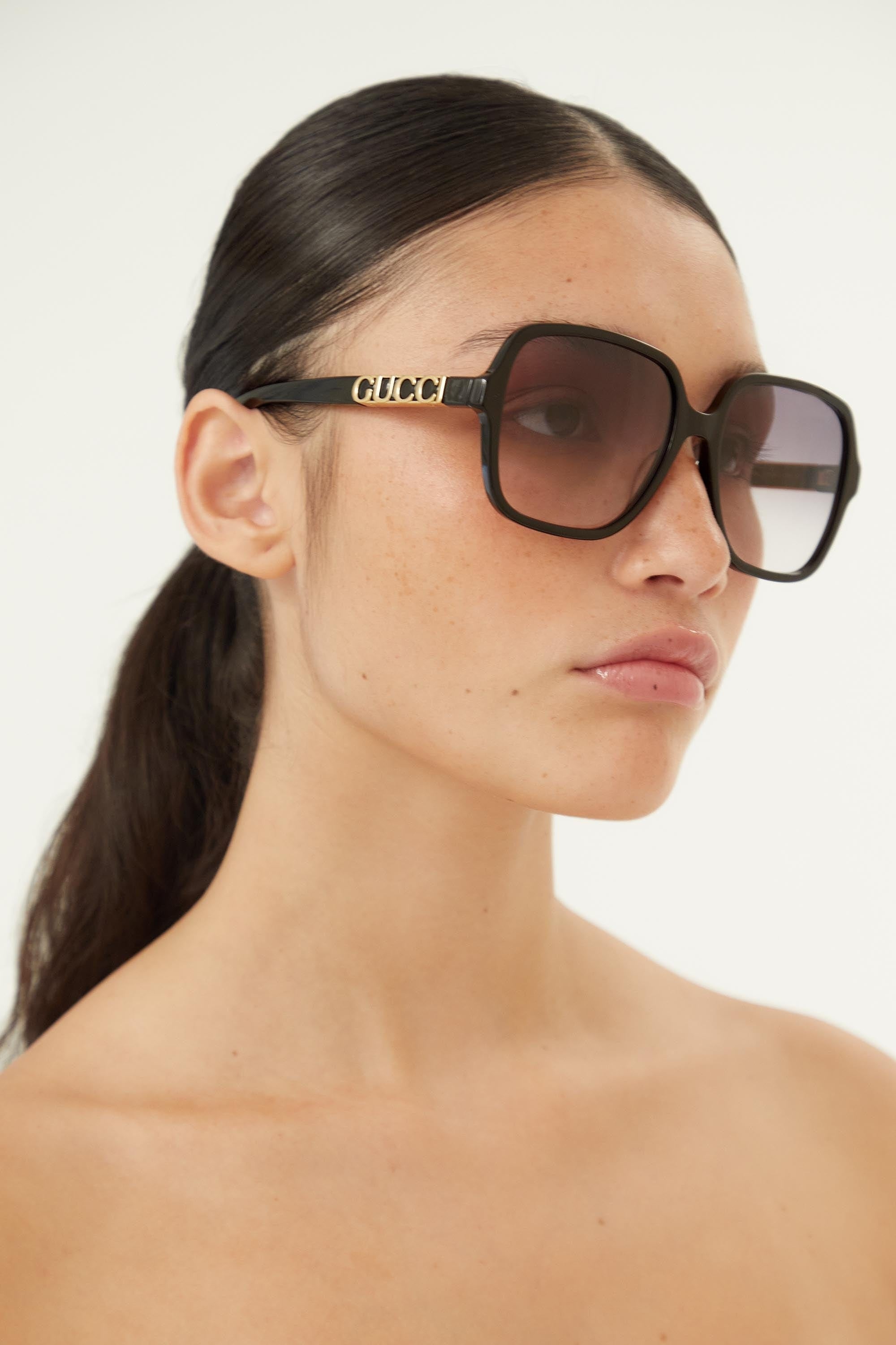 Gucci vintage look squared sunglasses