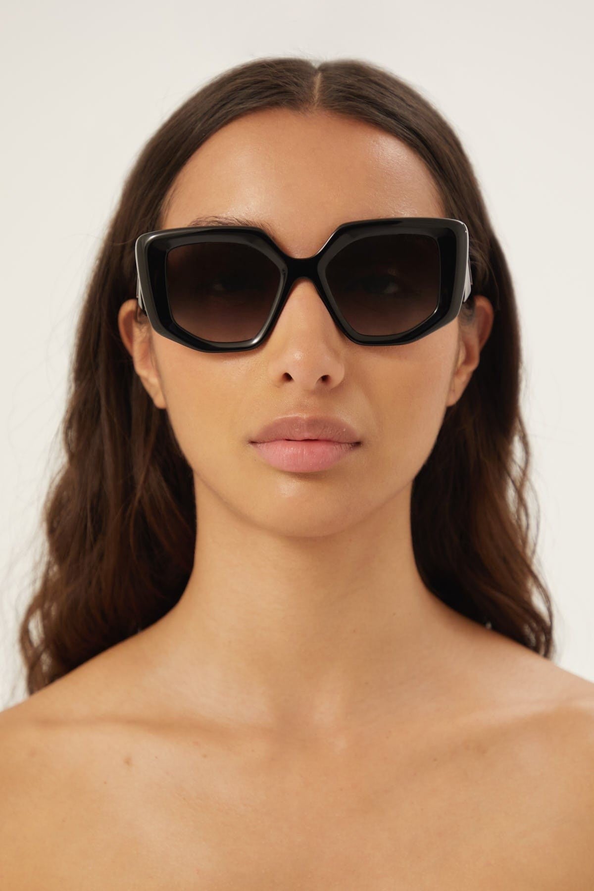 Prada black butterfly shape sunglasses