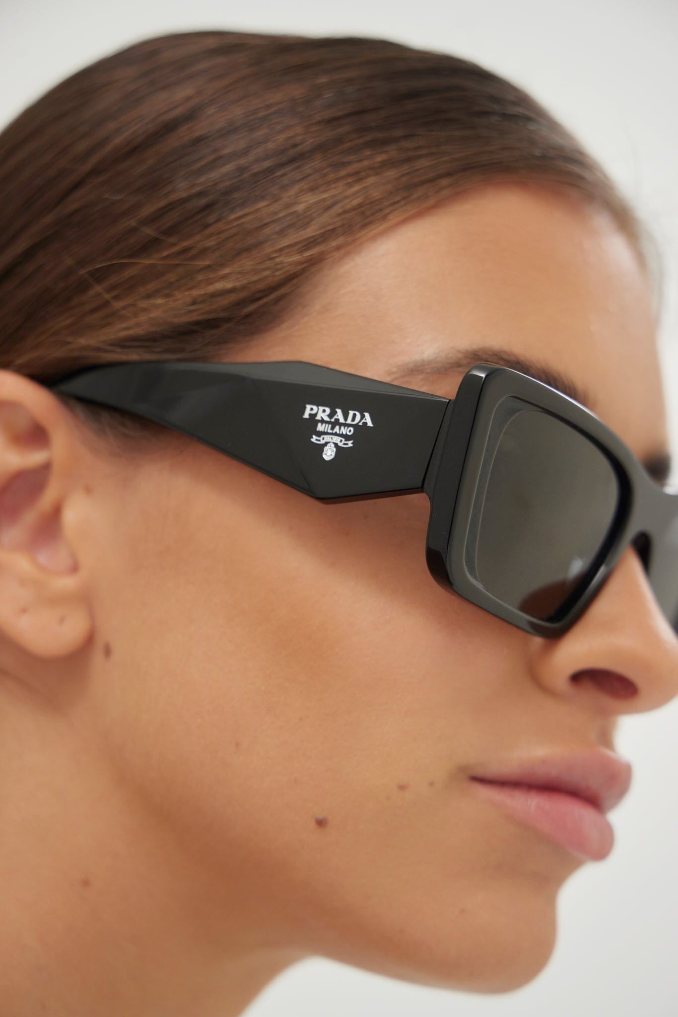 Prada cat-eye black sunglasses