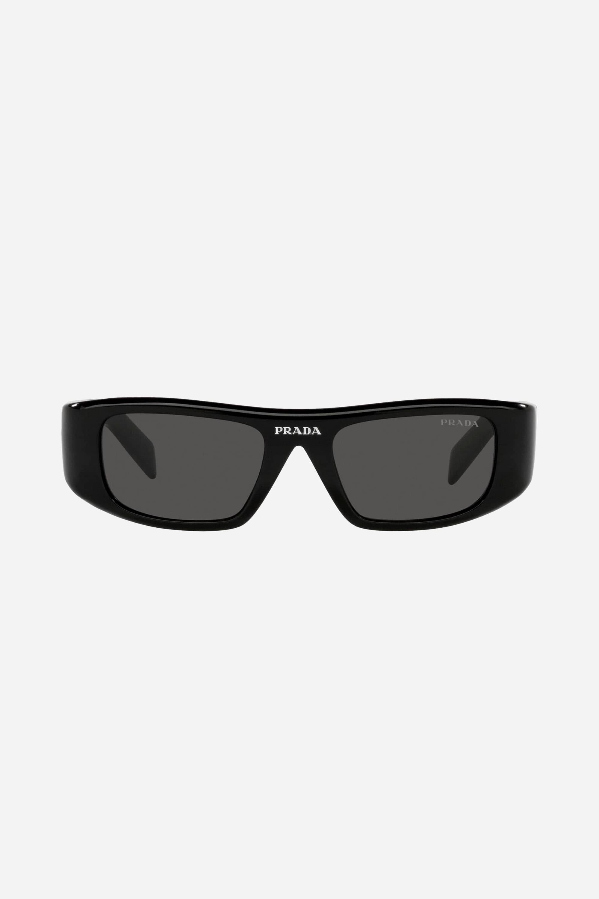 Prada flat top black sunglasses