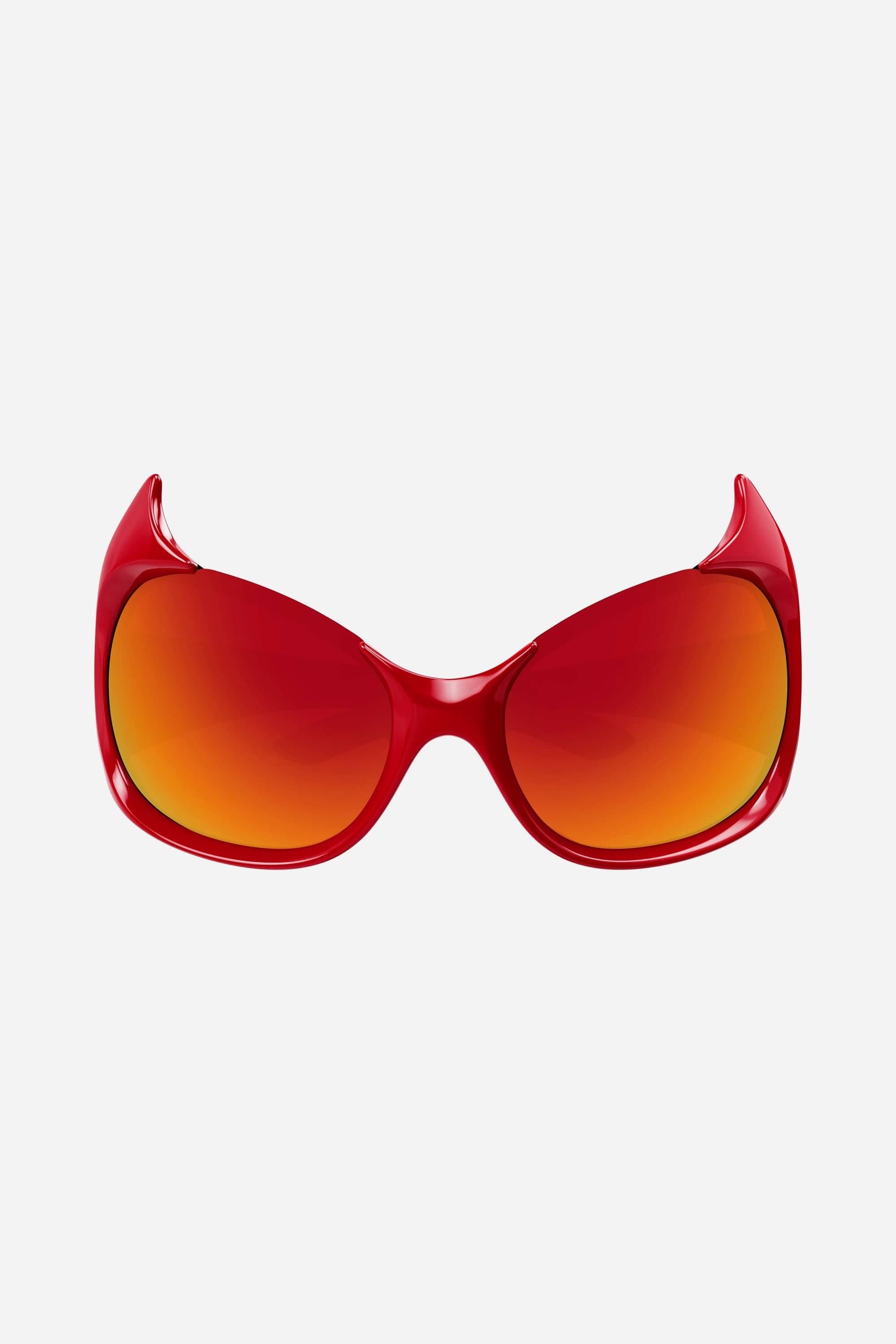 Balenciaga GOTHAM cat sunglasses in red