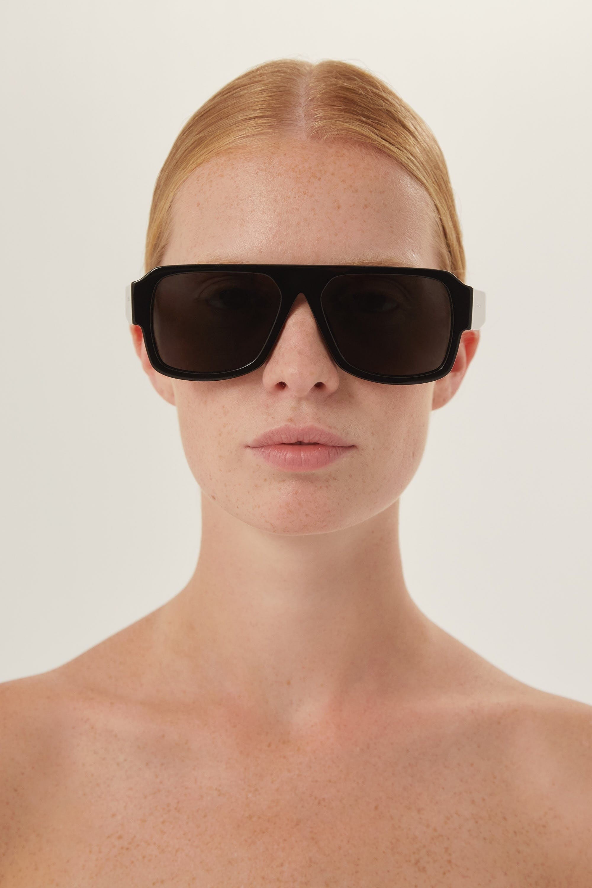 Prada flat top pilot sunglasses