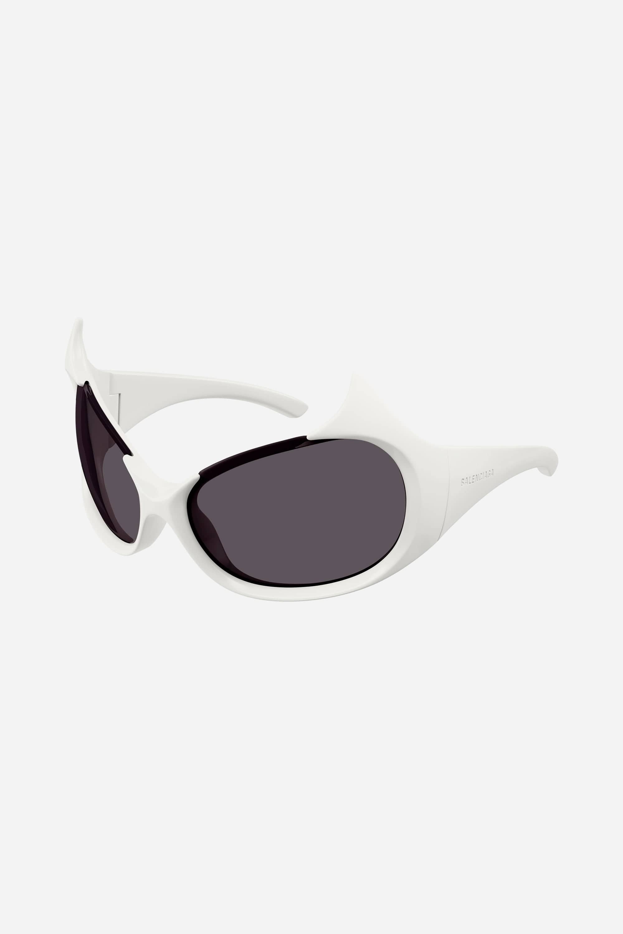 Balenciaga GOTHAM cat sunglasses in white