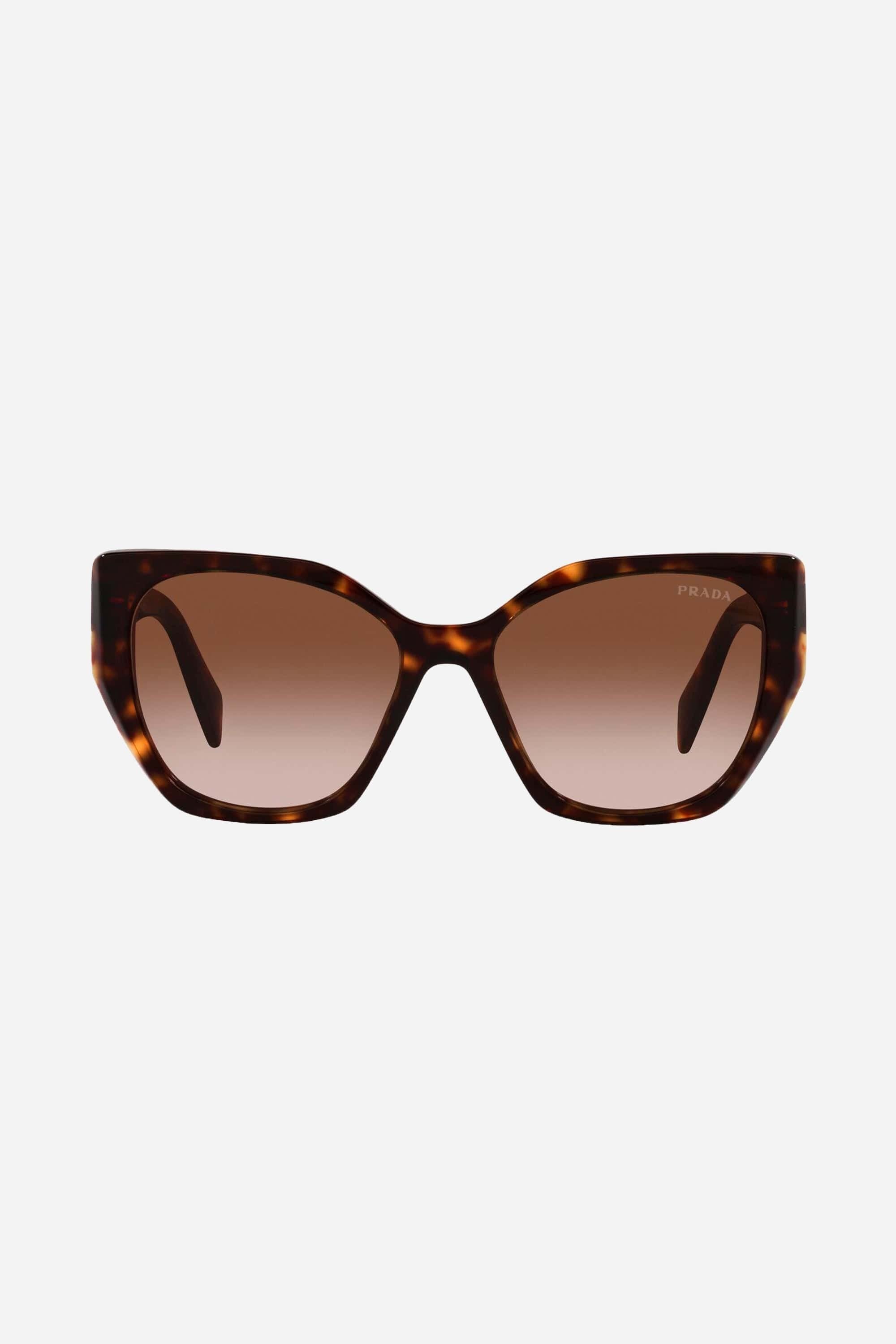 Prada havana butterfly shape sunglasses Catwalk