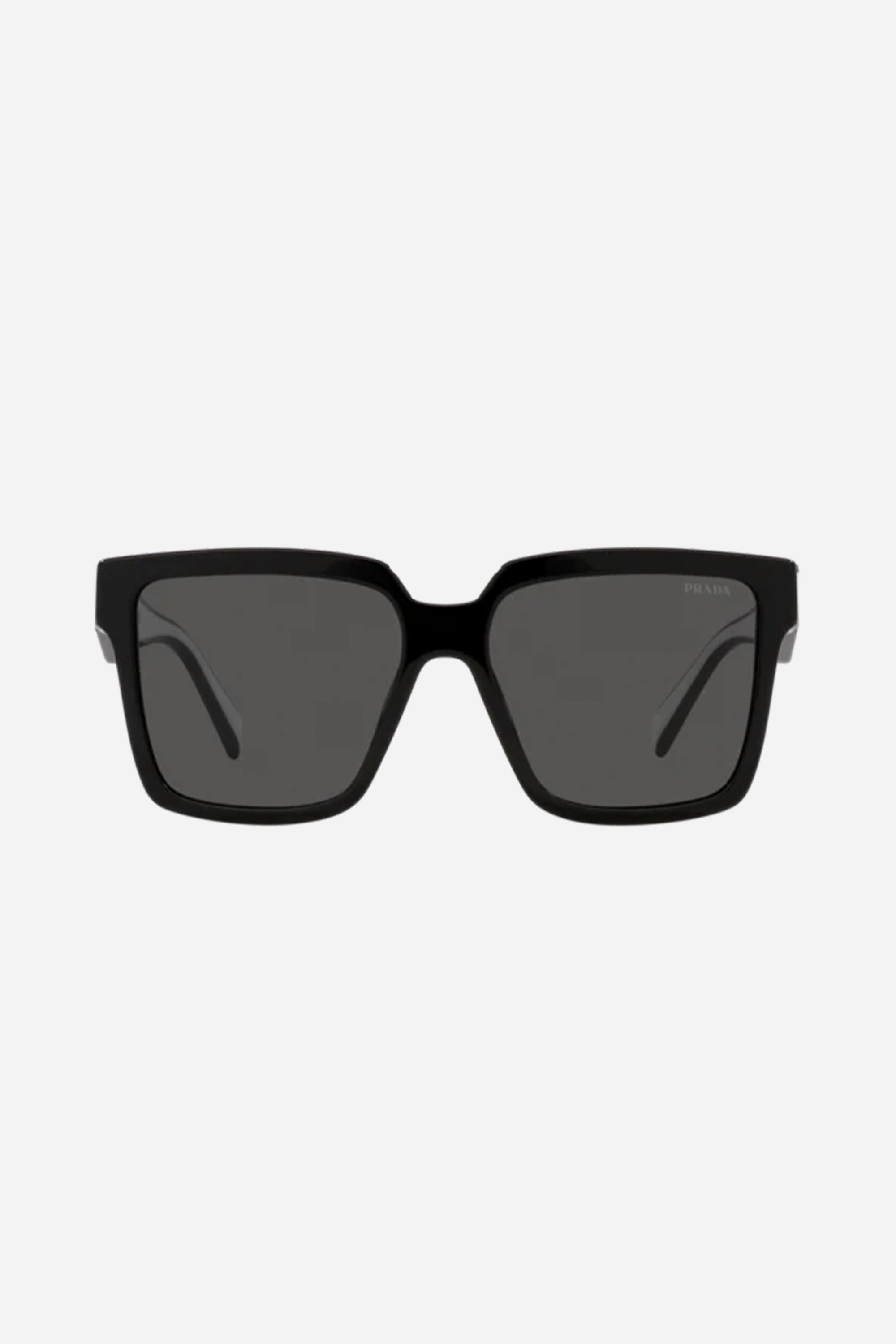 Prada over cat eye black and white sunglasses