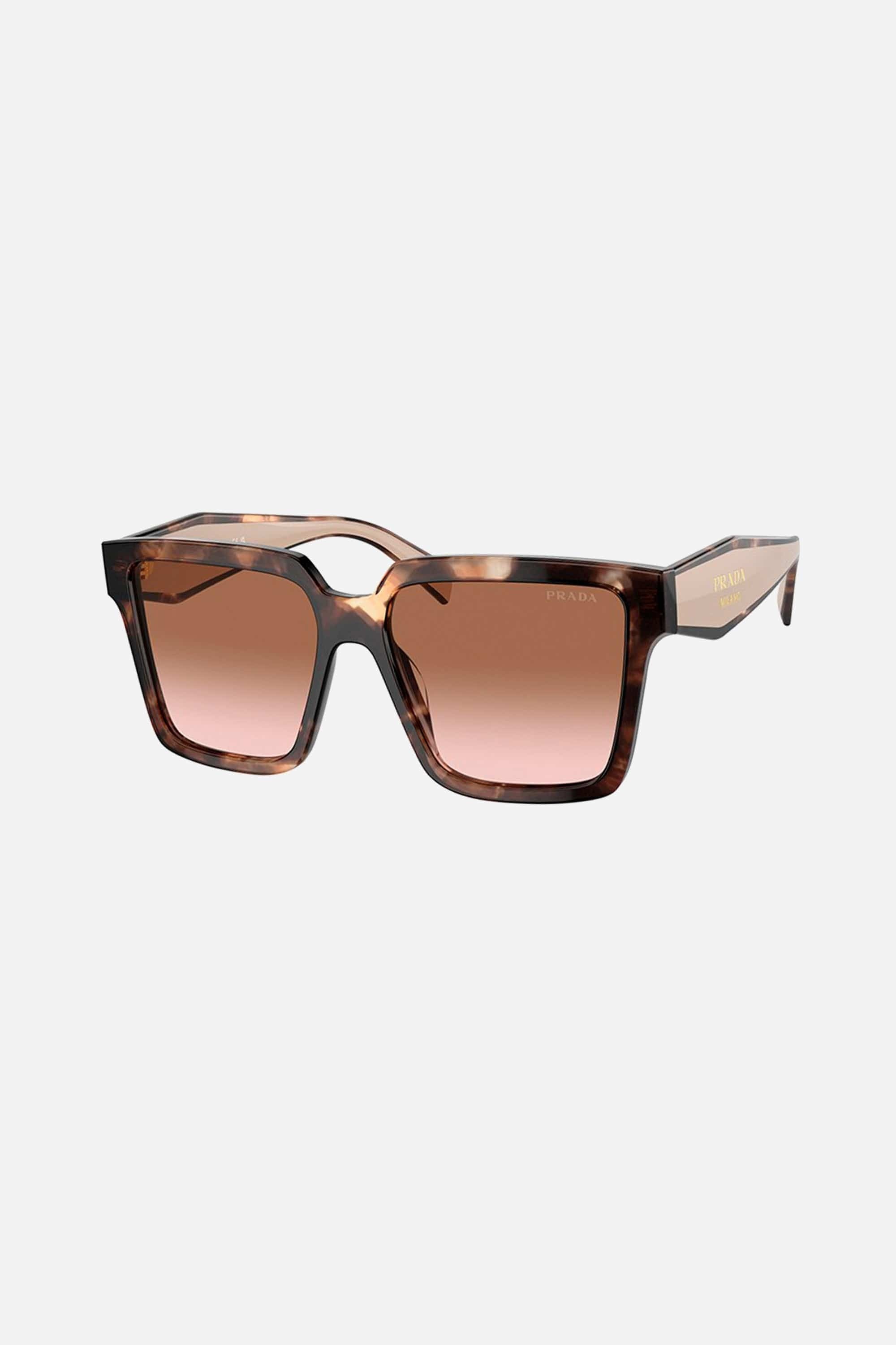 Prada PR 24ZS over cat eye havana and pink sunglasses