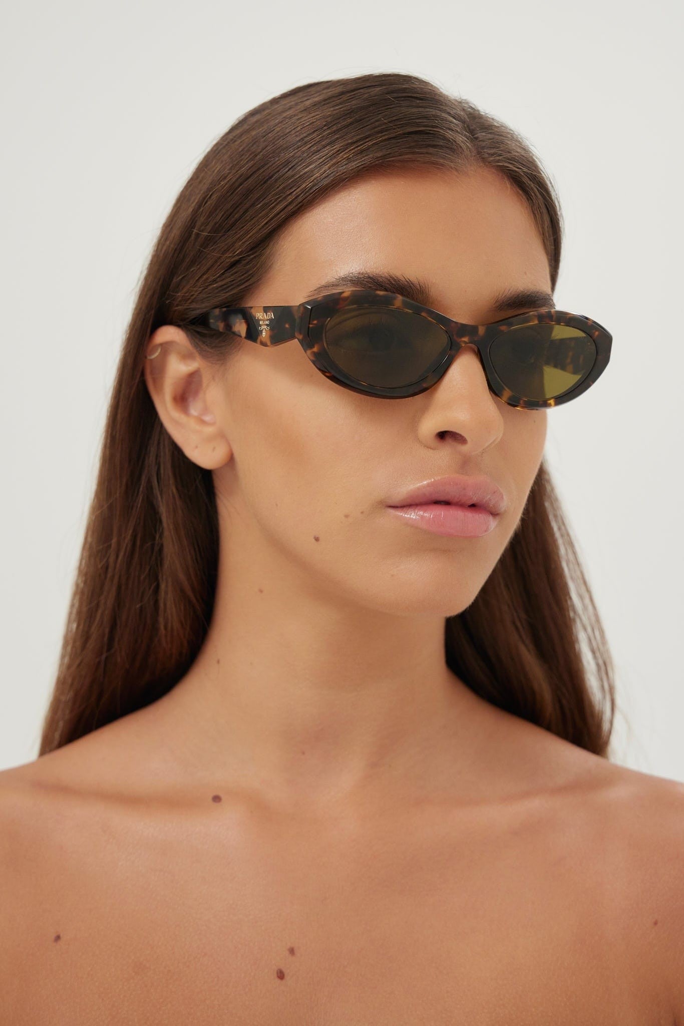 Prada PR26ZS havana oval sunglasses