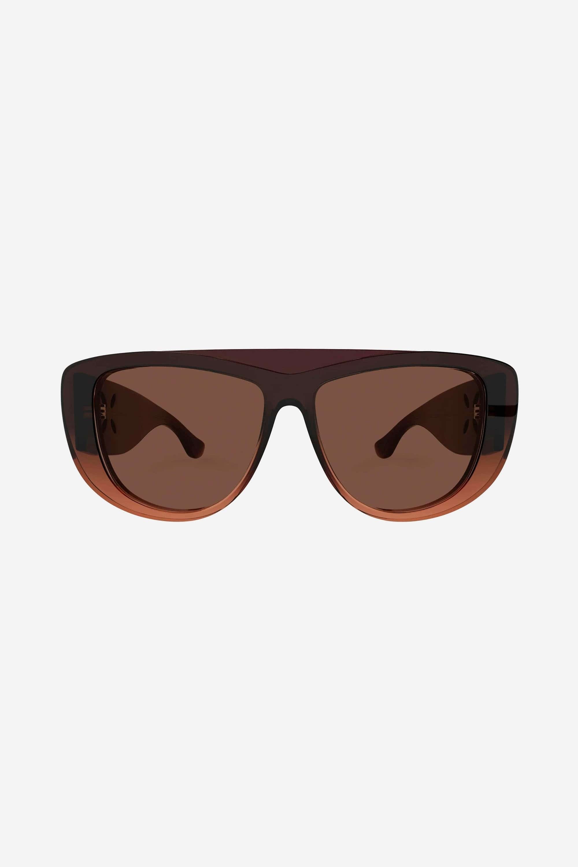 Alaia havana flat top brown sunglasses