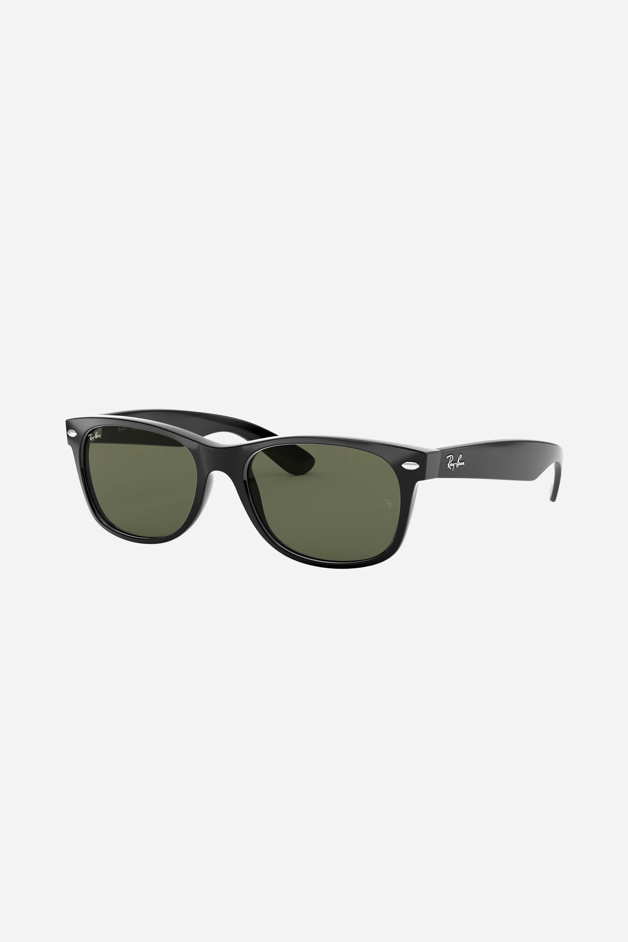 Ray Ban RB2132 black and green geometric sunglasses