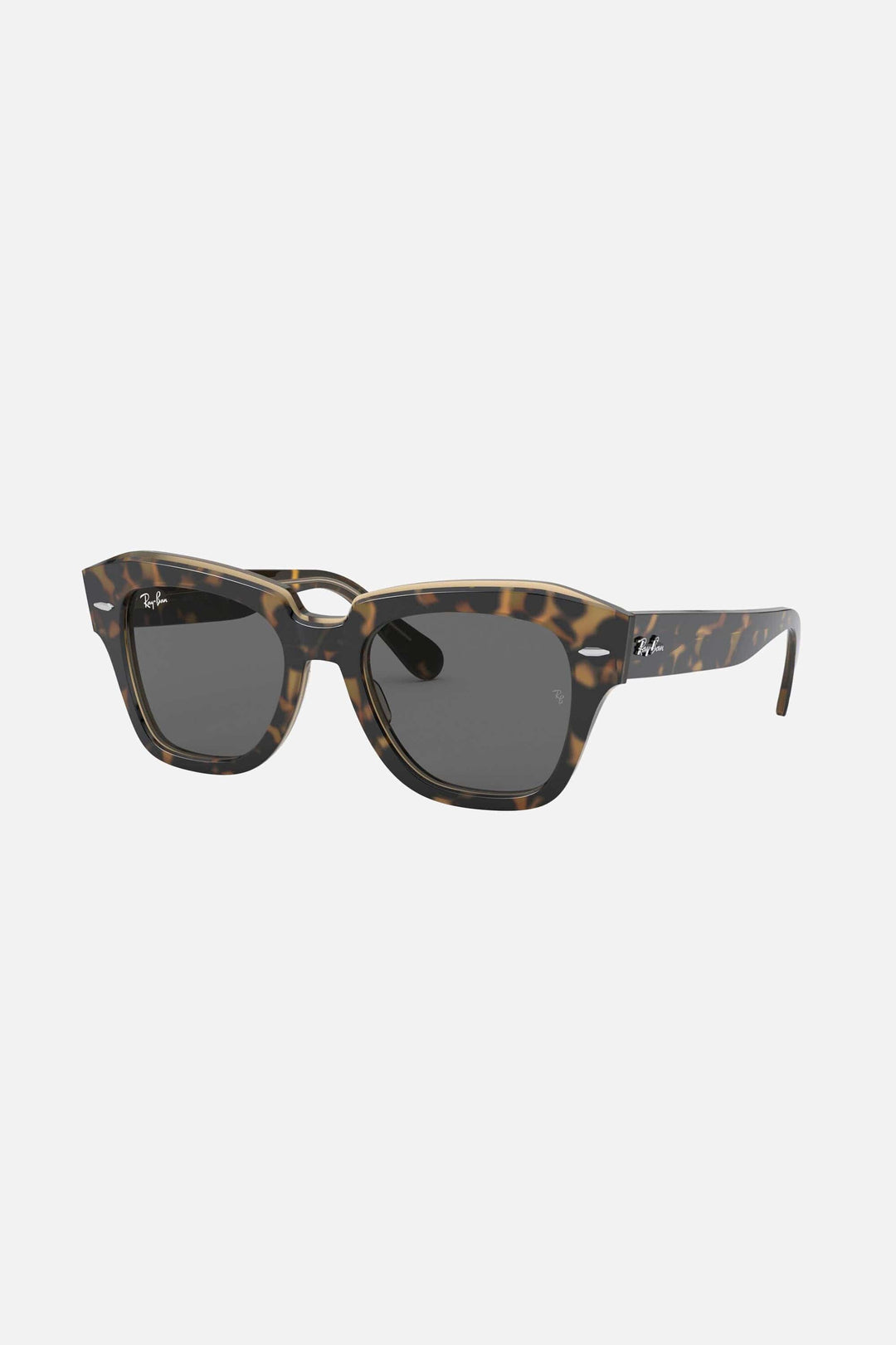 Ray Ban RB2186 havana geometric sunglasses