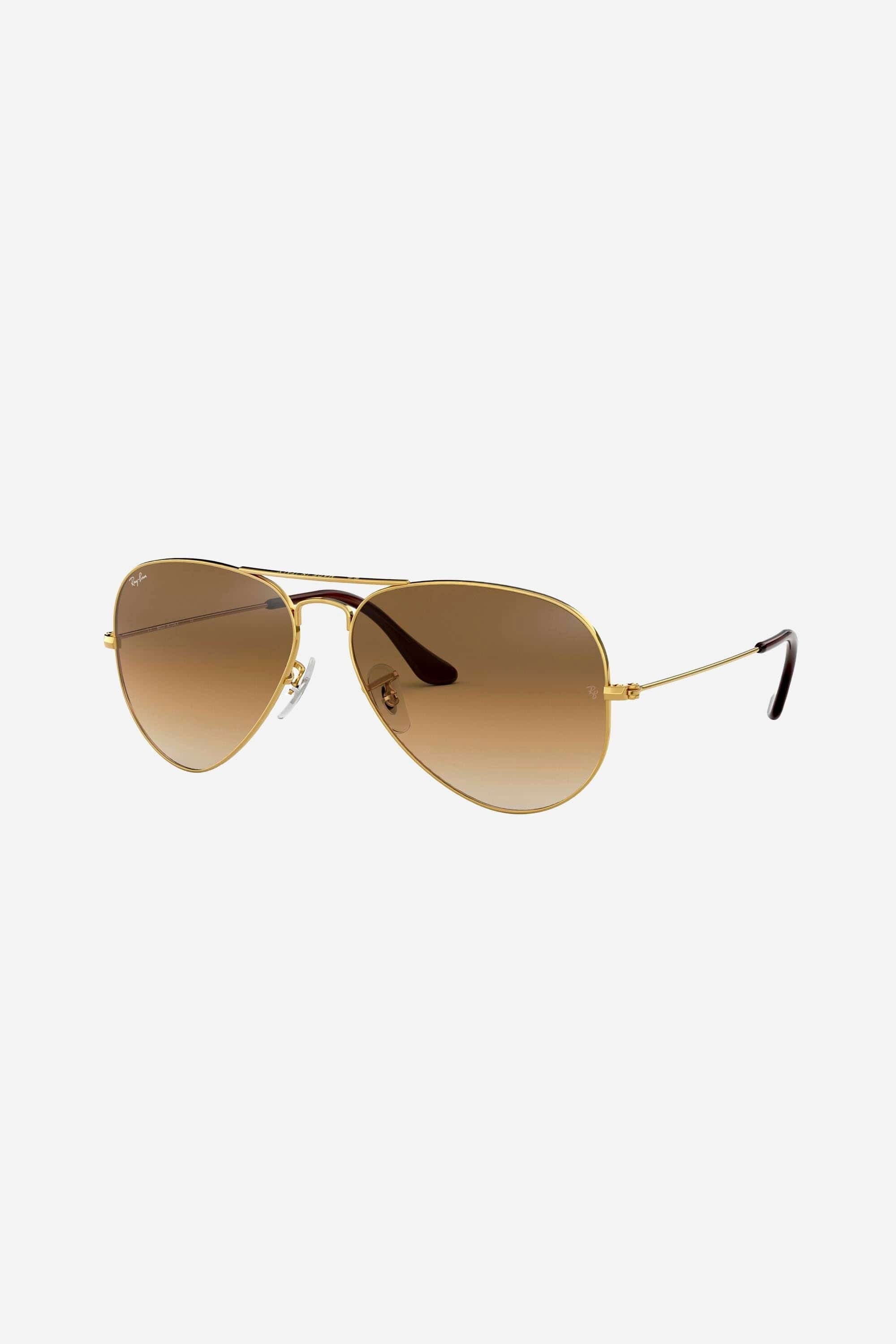 Ray Ban RB3025 gold pilot sunglasses