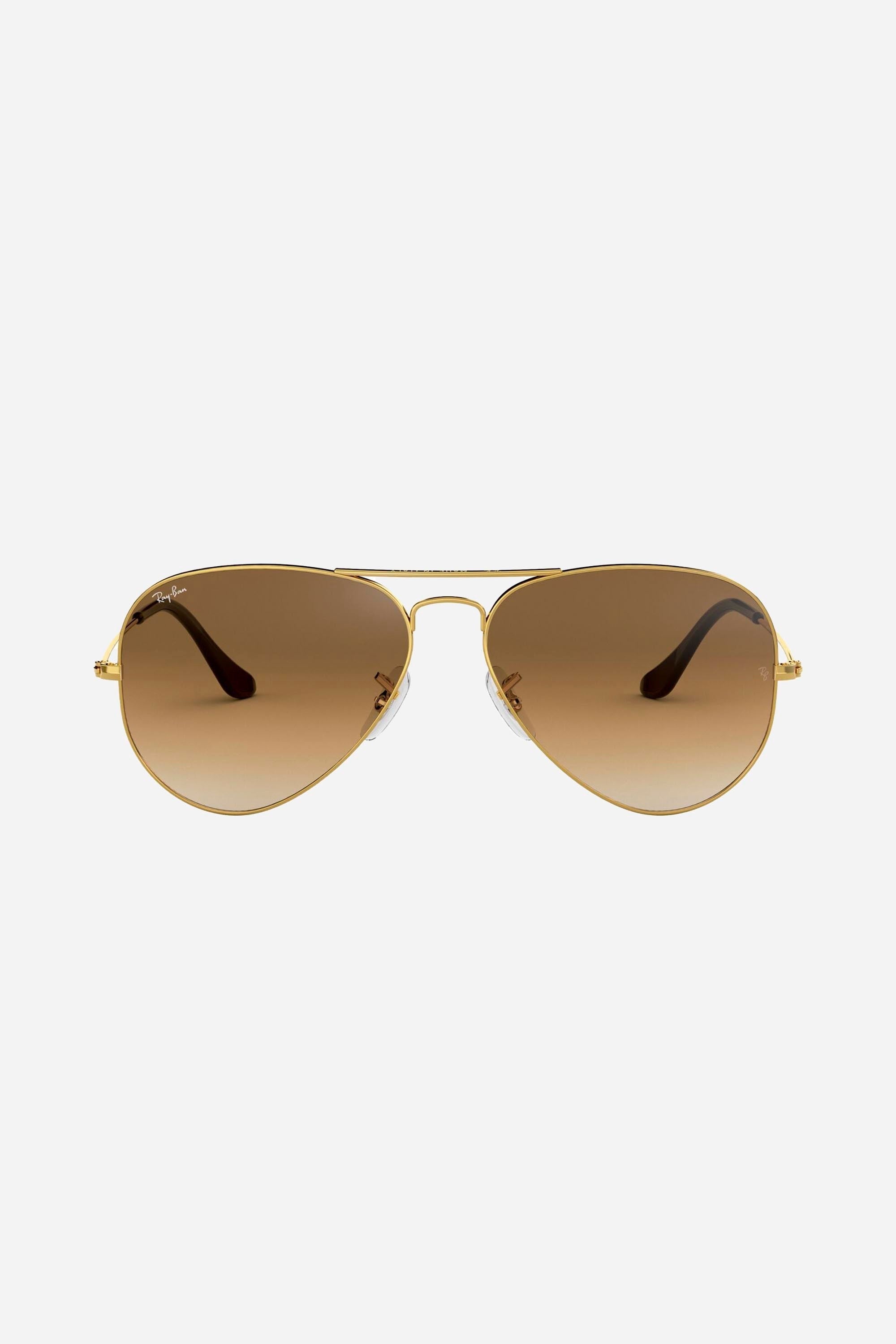 Ray Ban RB3025 gold pilot sunglasses