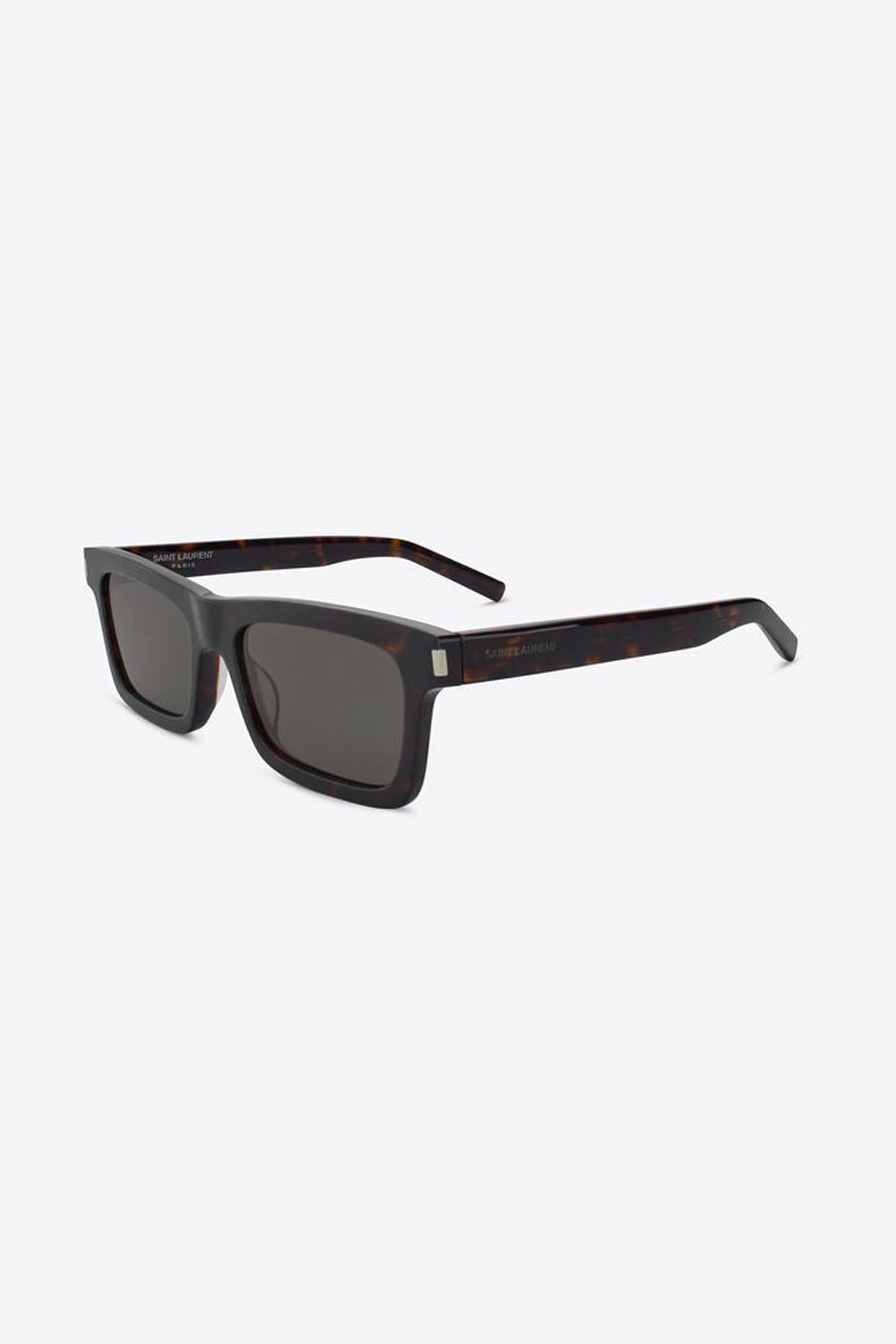 Saint Laurent angular havana grey UNISEX sunglasses