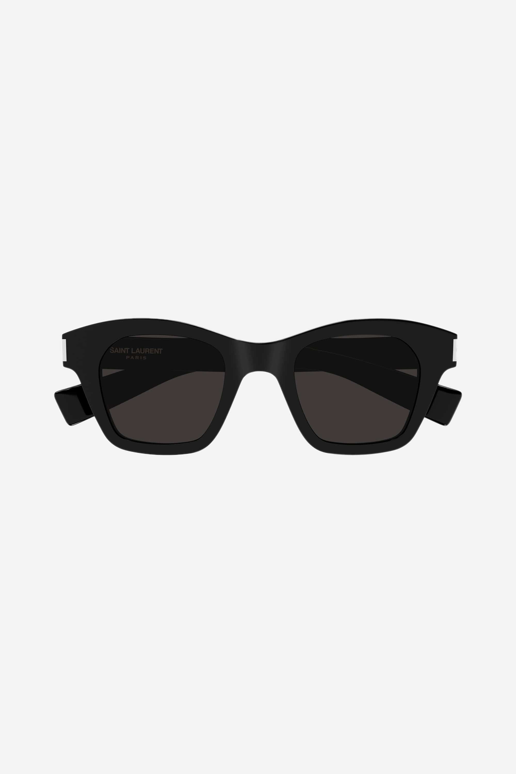 Saint Laurent bold cat-eye black sunglasses